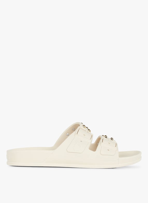 Sandales plates à clous Florianopolis Blanc Cacatoes do brasil