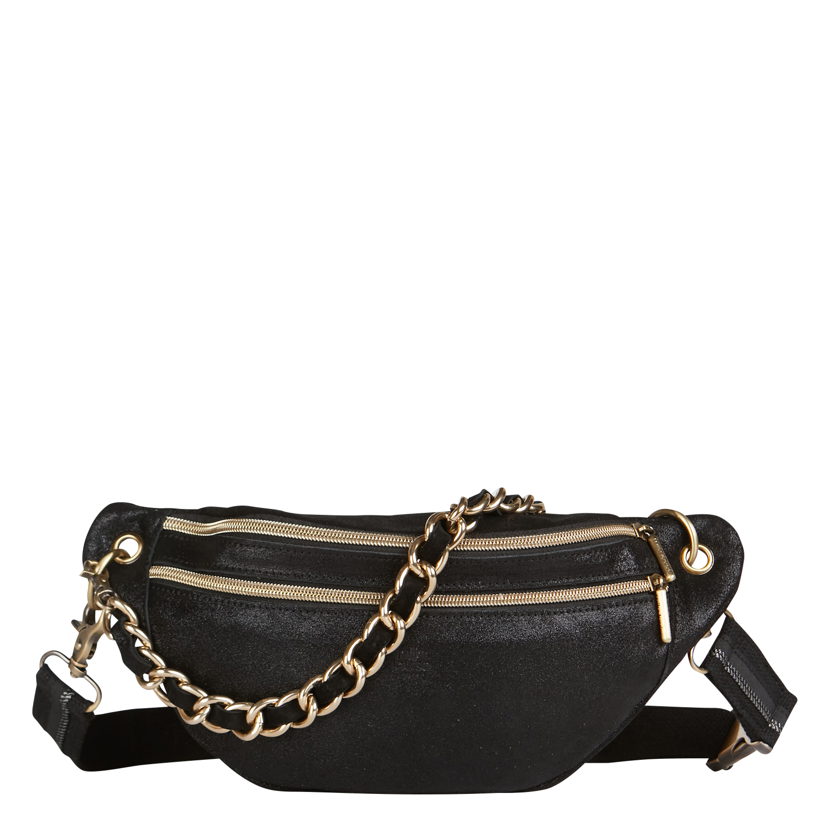 Sac porté épaule en cuir métallisé  MILA LOUISE