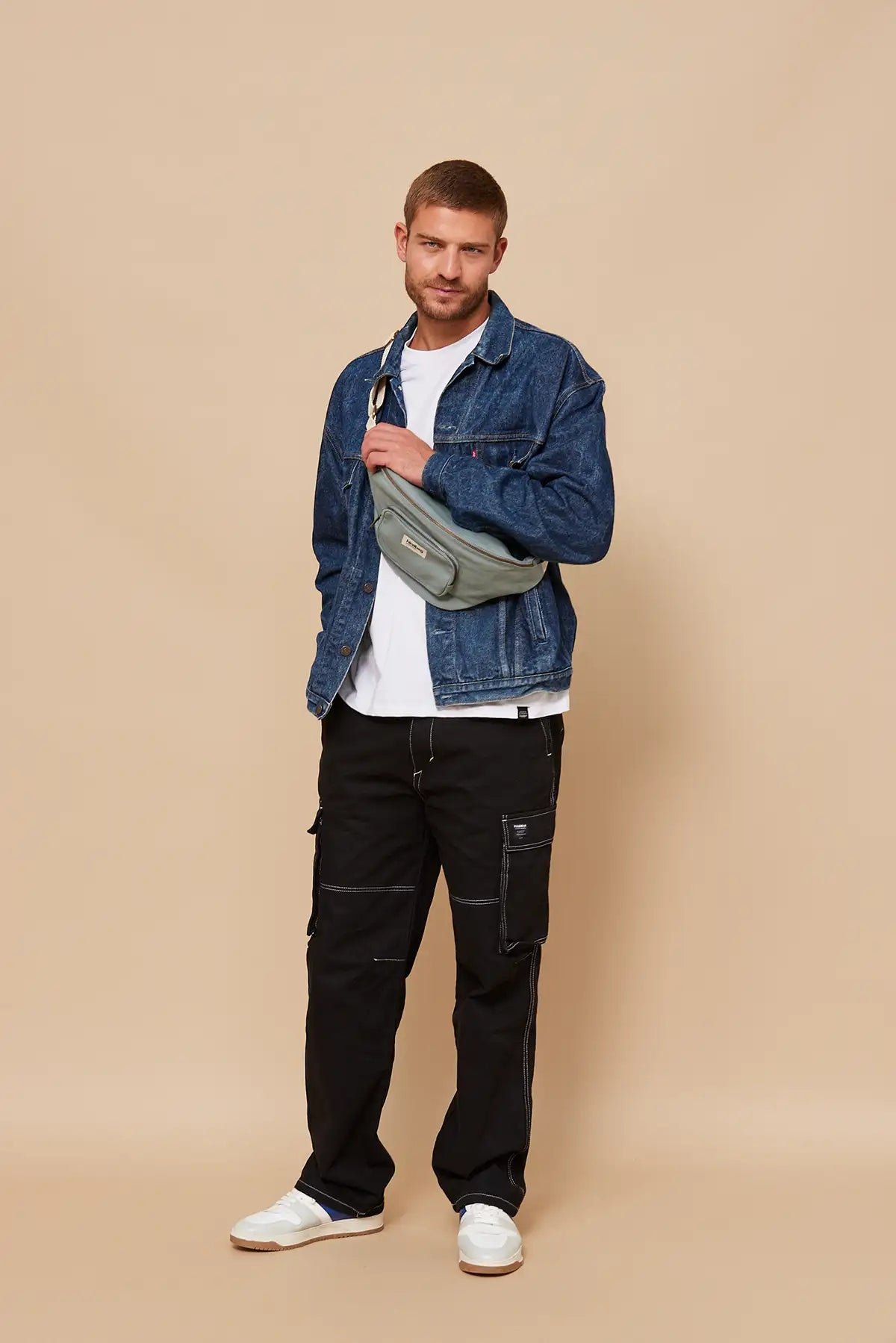 Cotton waist bag HINDBAG Green