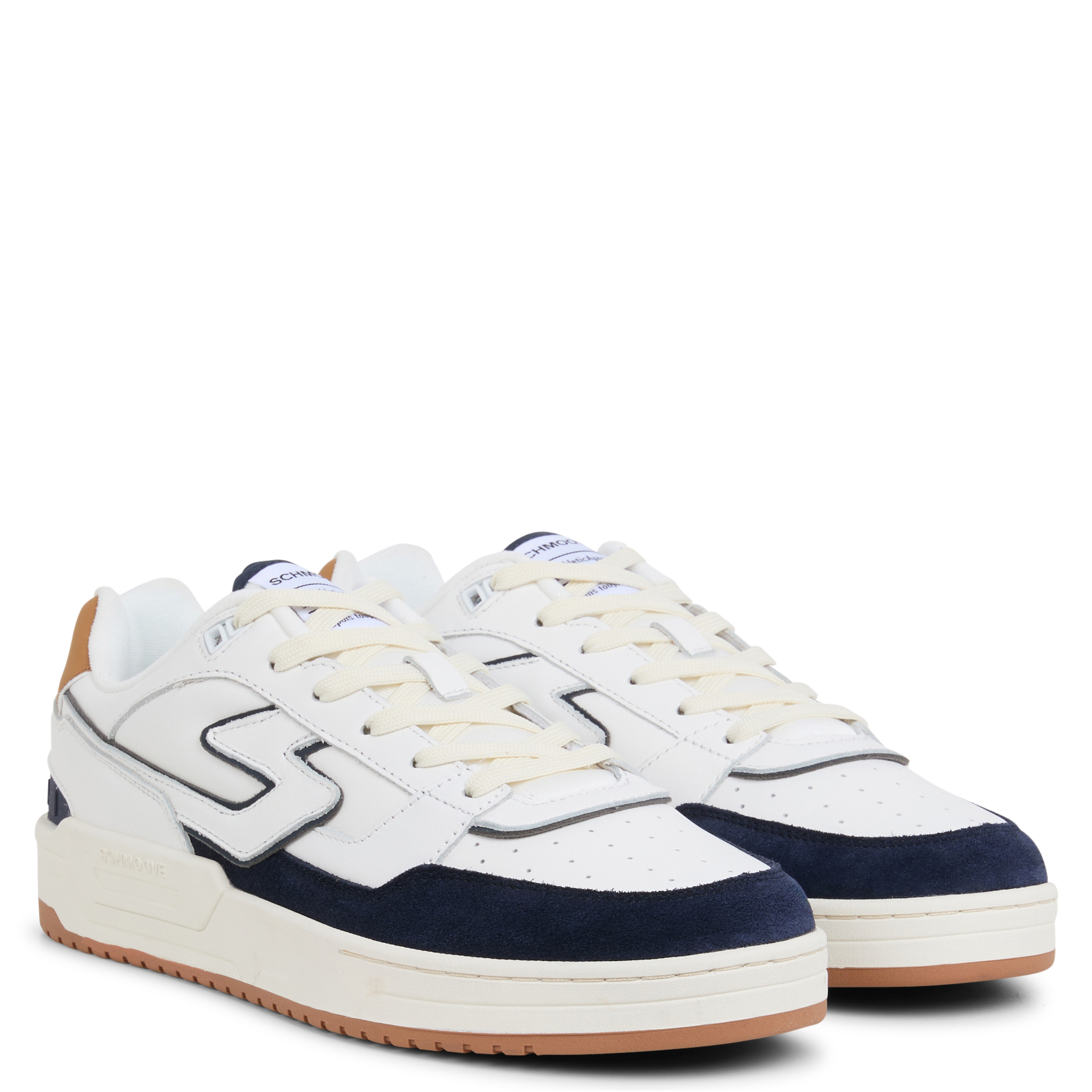 Baskets basses en cuir SCHMOOVE Multicolore