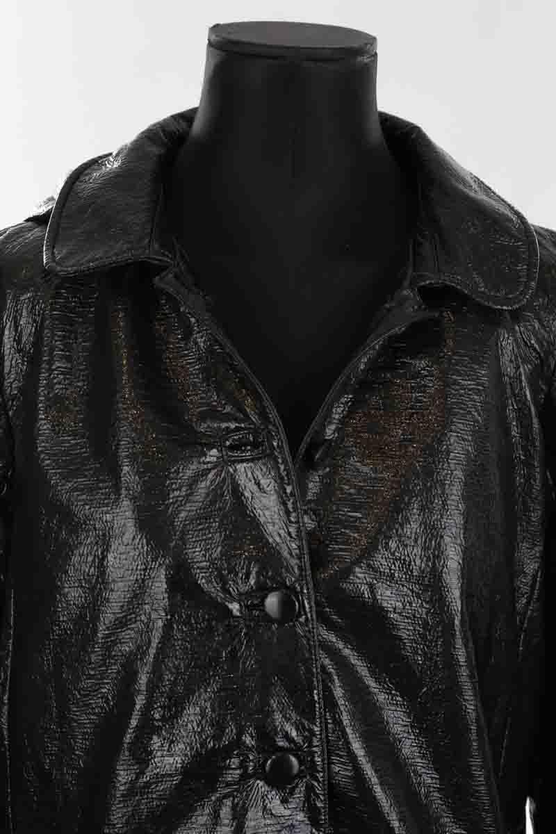 Cotton coat SEZANE - Seconde main Black