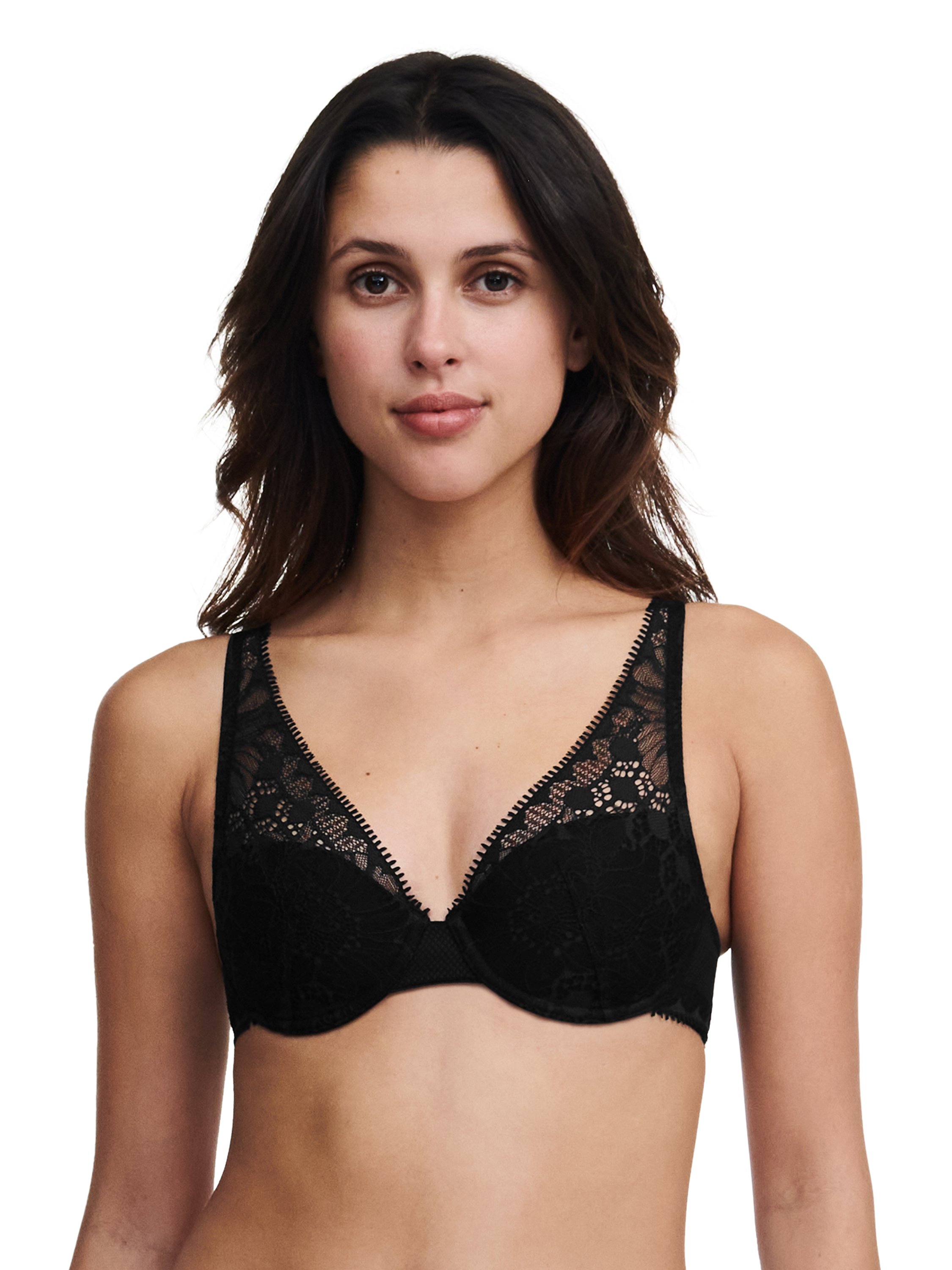 Plunge spacer bra CHANTELLE Black
