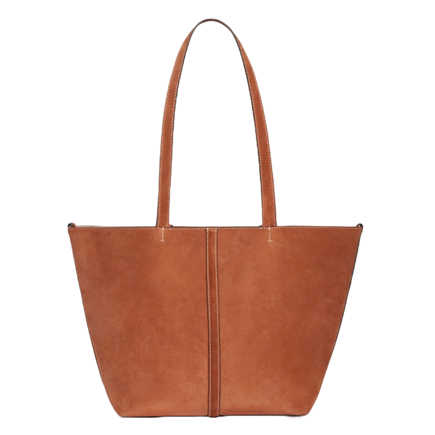 Suède shopper VANESSA BRUNO Bruin