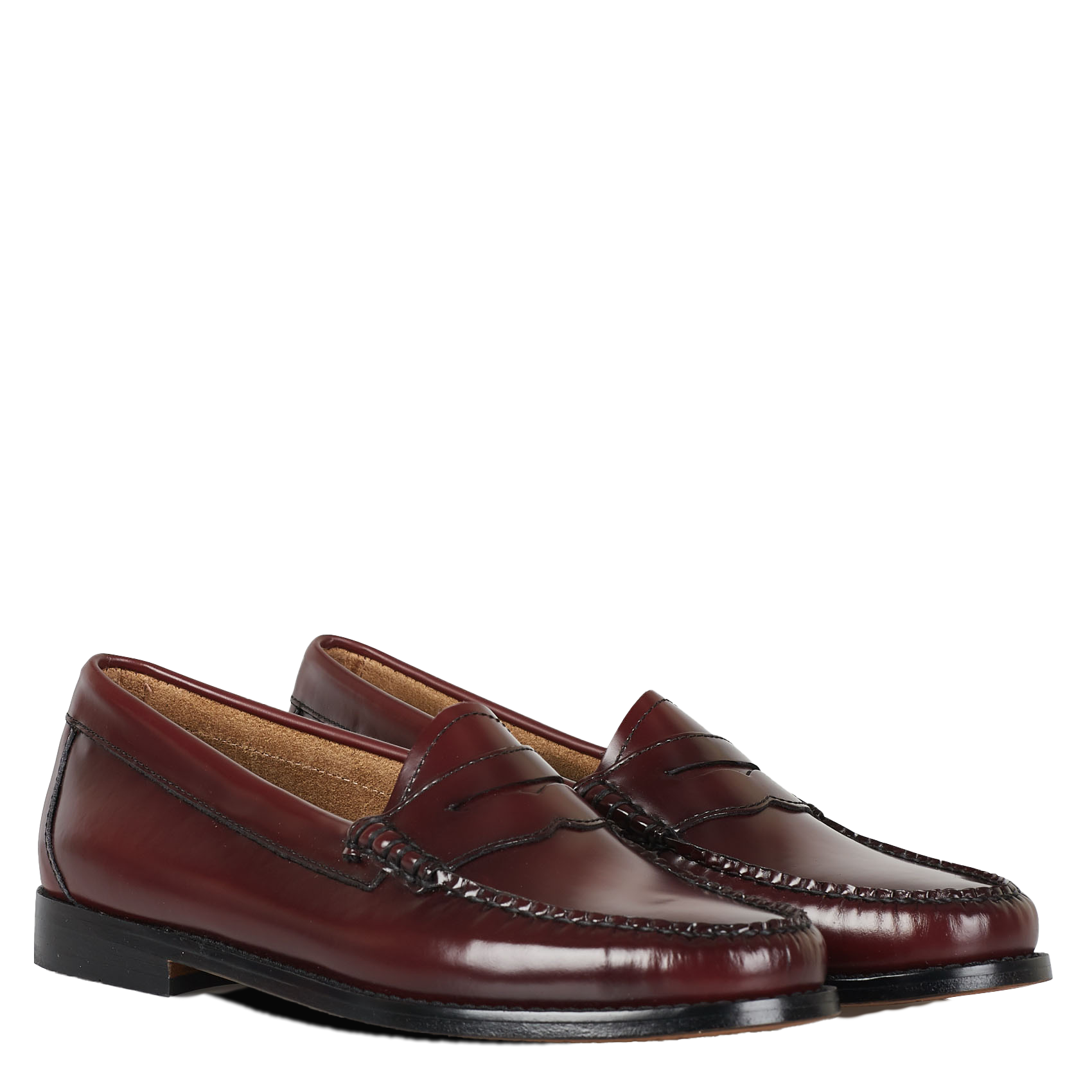 Mocassins en cuir GH BASS Rouge