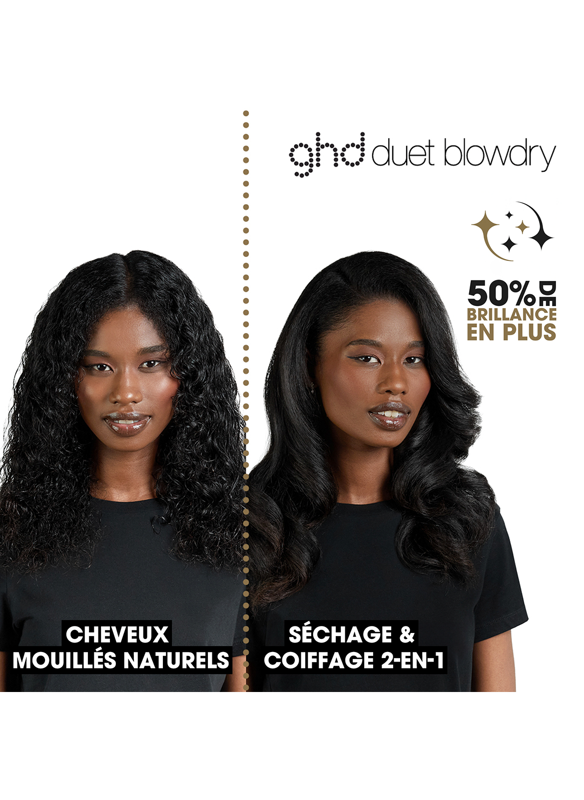 BROSSE SOUFFLANTE 2-EN-1 GHD  DUET BLOWDRY Blanc