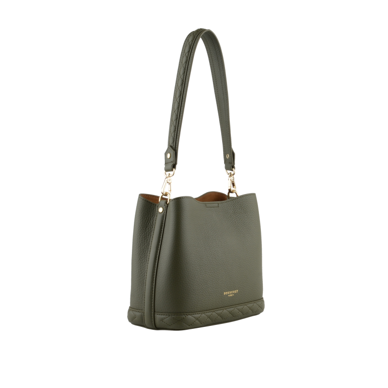 Satchel - cowhide leather POURCHET