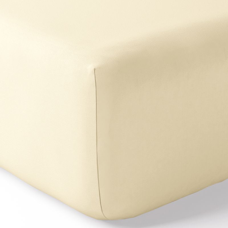Percale cotton combed sheet set "Julian" 4 pieces for 180 x 200 cm "King size" bed pure cotton COTON PUR Pink