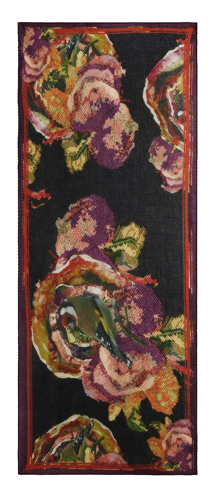 Foulard plissé imprimé DESIGUAL Rouge