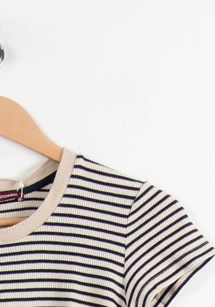 Tommy Badge T-shirt COMPTOIR DES COTONNIERS - Seconde main Beige