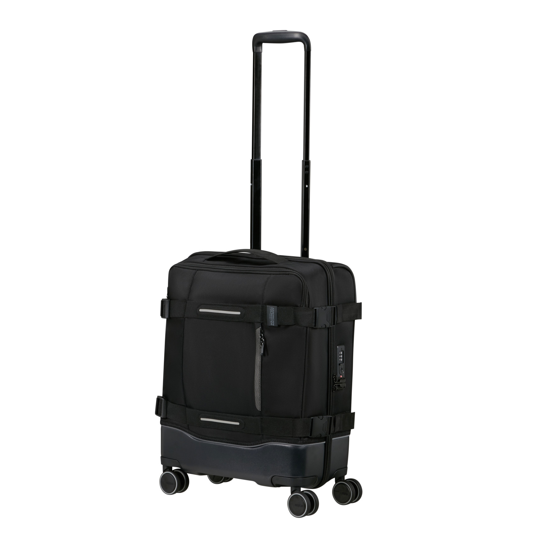 Urban track 4-wheel carry-on suitcase size S Black