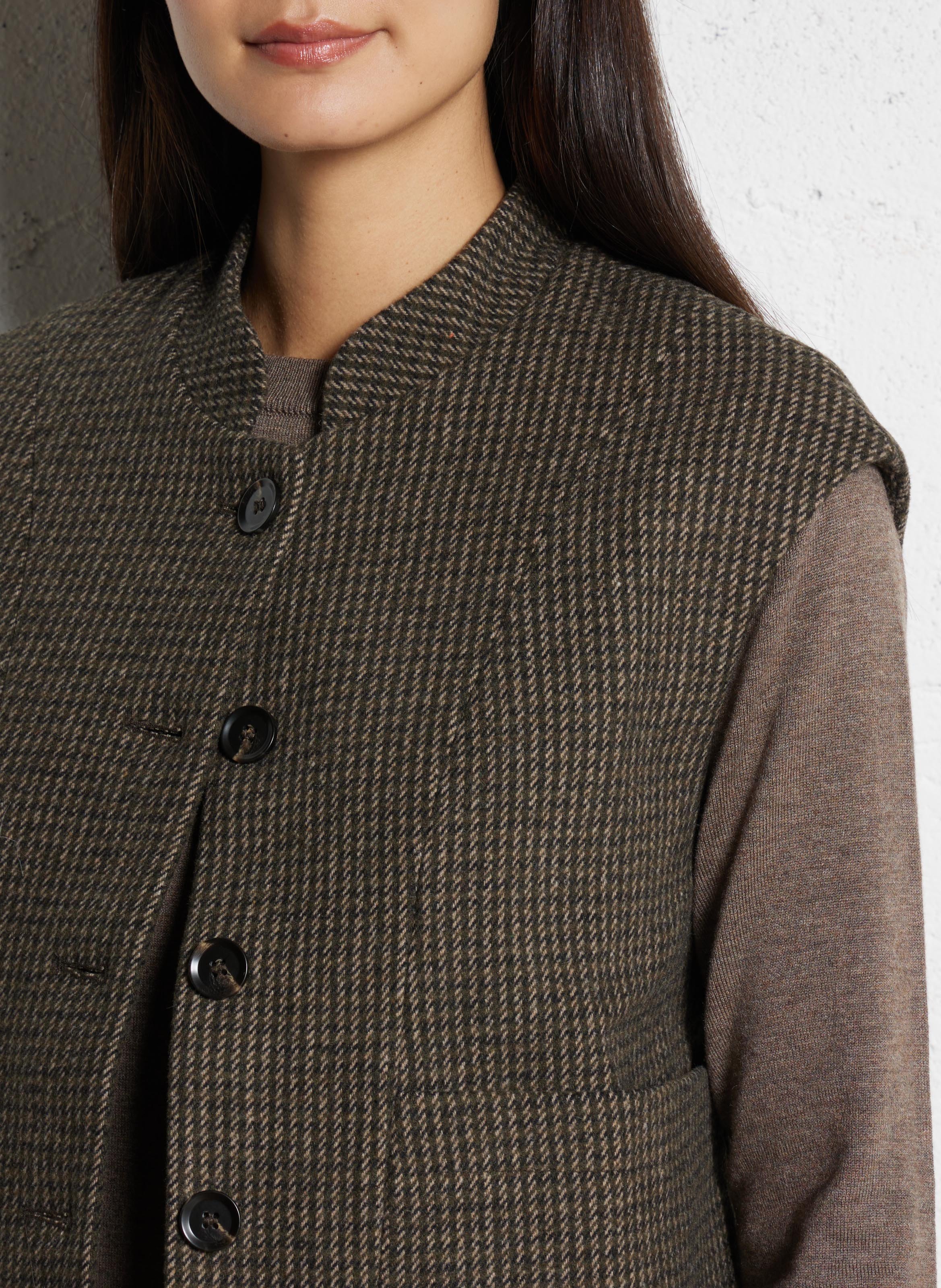 Veste sans manches imprimée LA PETITE ETOILE Vert