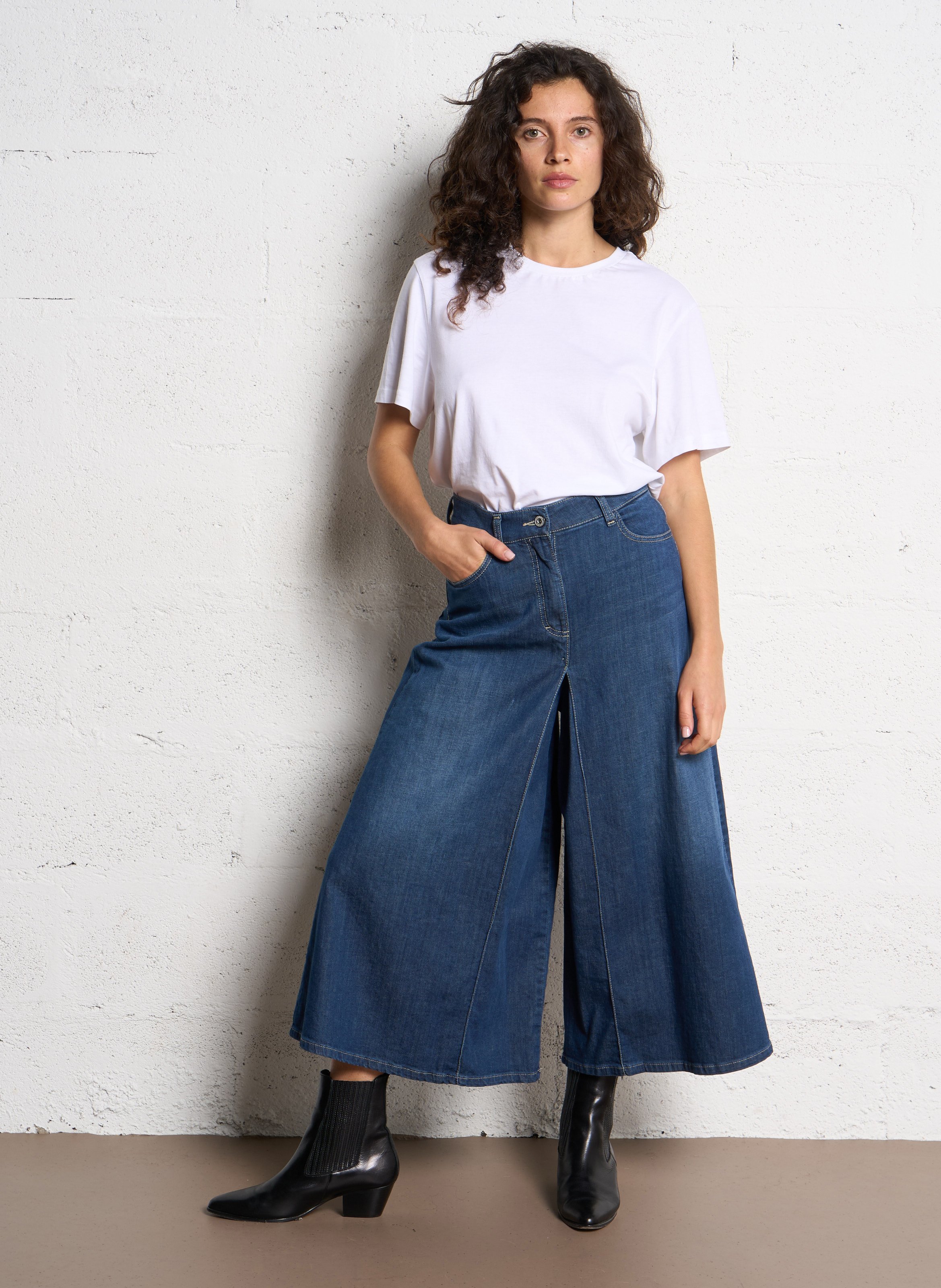 Jean large PLEASE Bleu