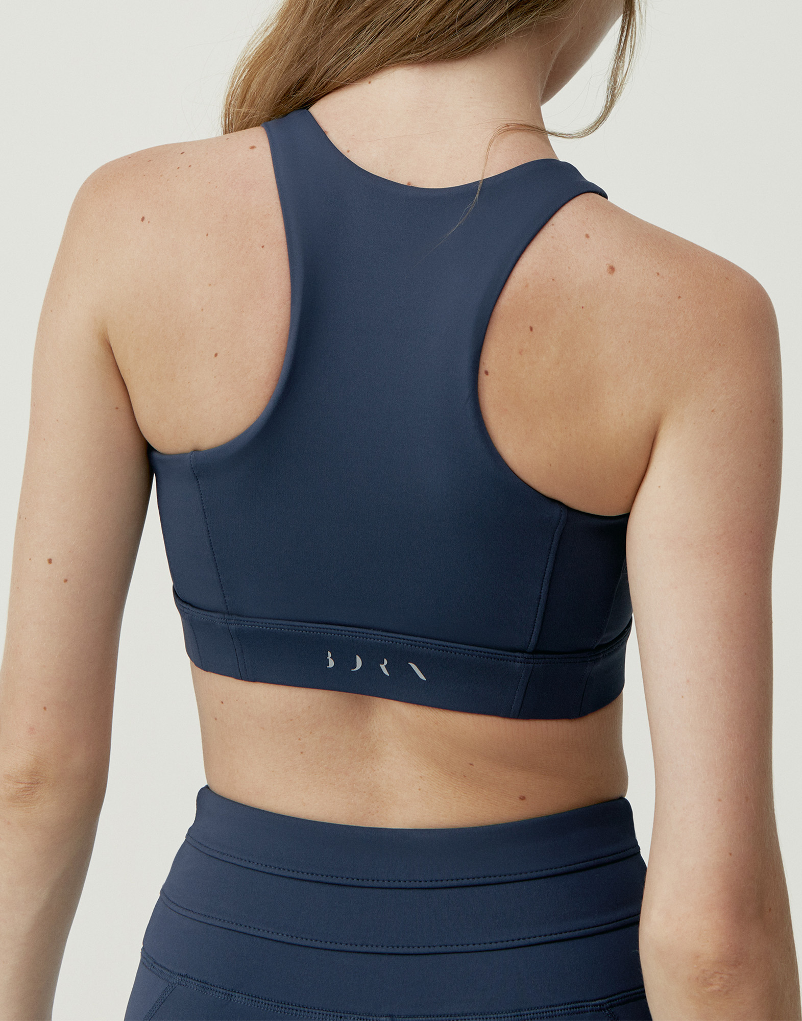 High Support Performance Sports Bra Blue