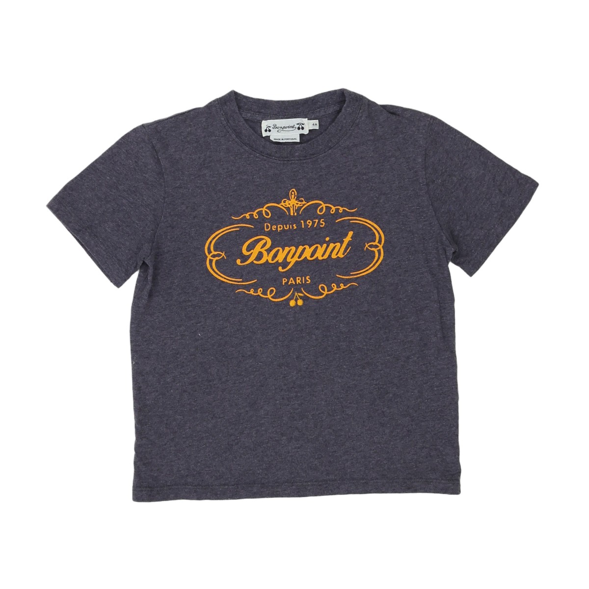 Grey Kids T-shirt - 4 years BONPOINT - Seconde Main Grey