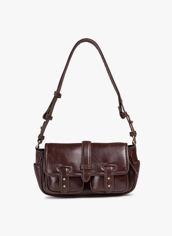 Sac à main eliot en cuir verni Marron Saison 1865 - Femme Sac à main eliot en cuir verni Marron Saison 1865 - Femme