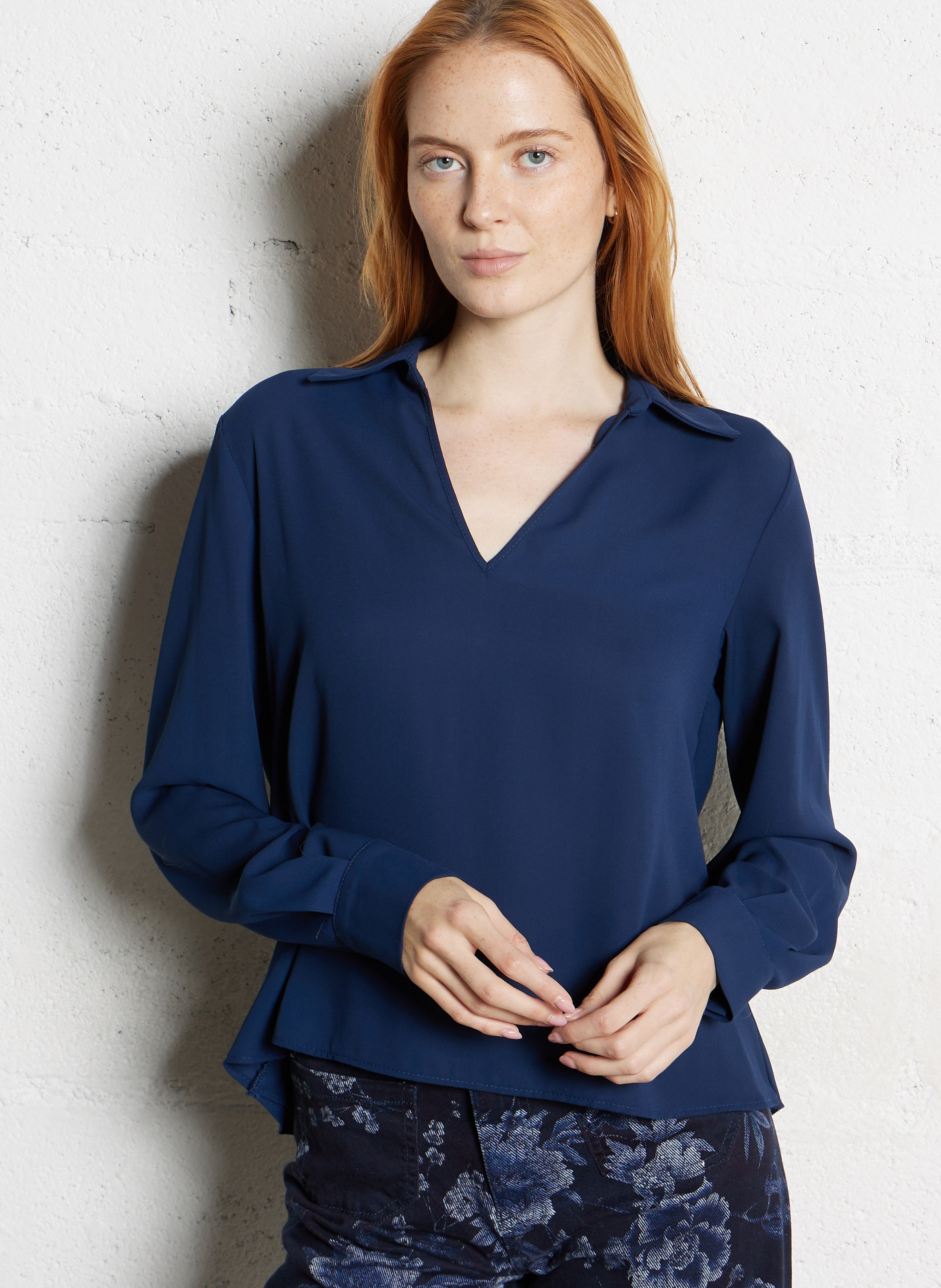 Flowy straight blouse PLEASE