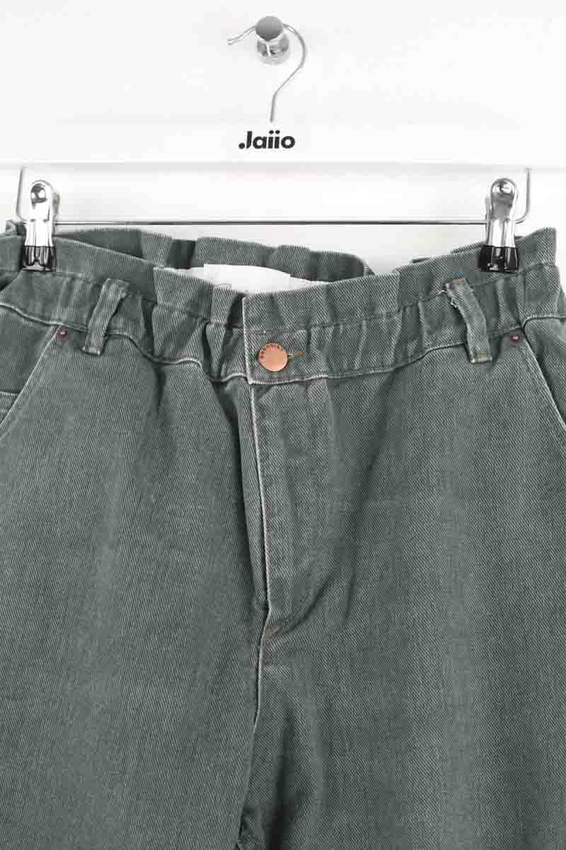 - Straight-leg jeans
- 5 pockets
- Straight cut
- Faded effect BONPOINT - Seconde Main Green