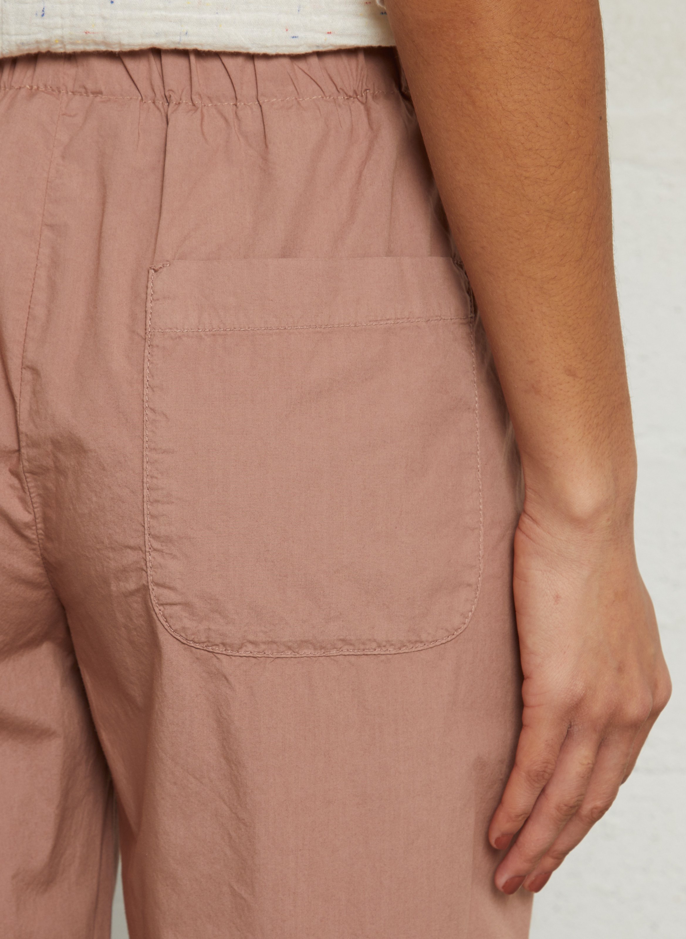 Gerade geschnittene Baumwollhose HOD PARIS Braun