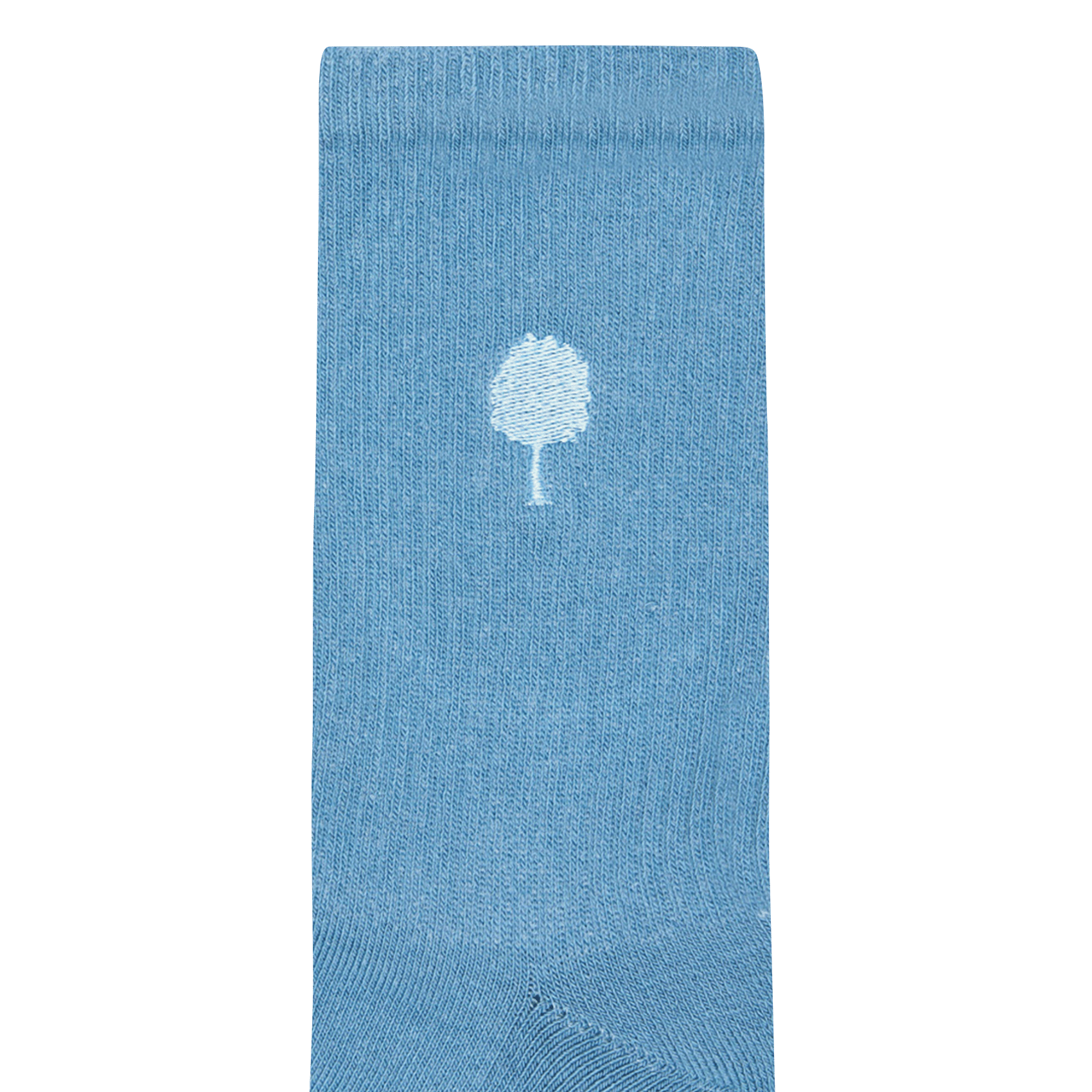 Chaussettes mi-hautes unies en coton mélangé FAGUO Bleu