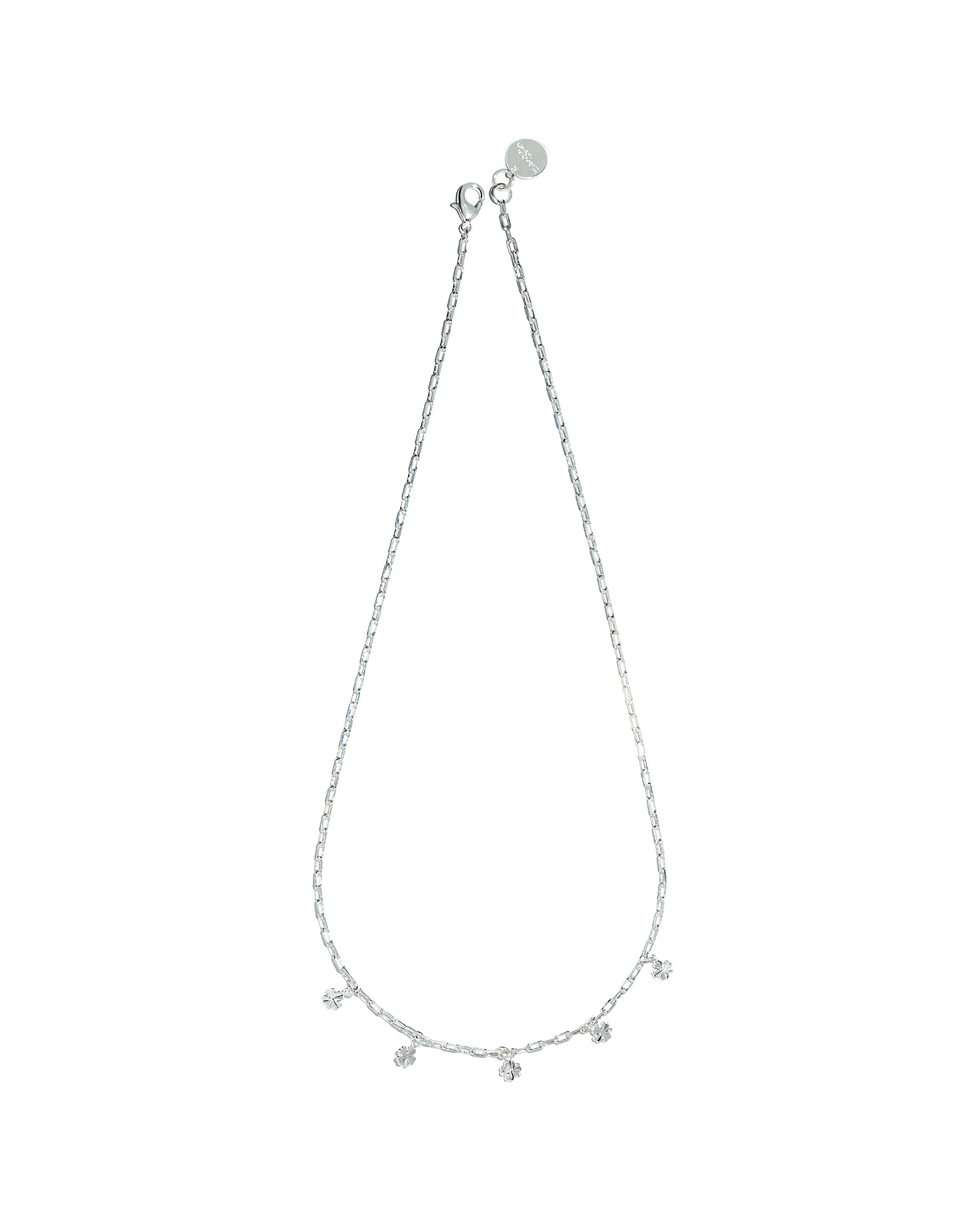 Gold-plated clover necklace MONSIEUR SIMONE Silver