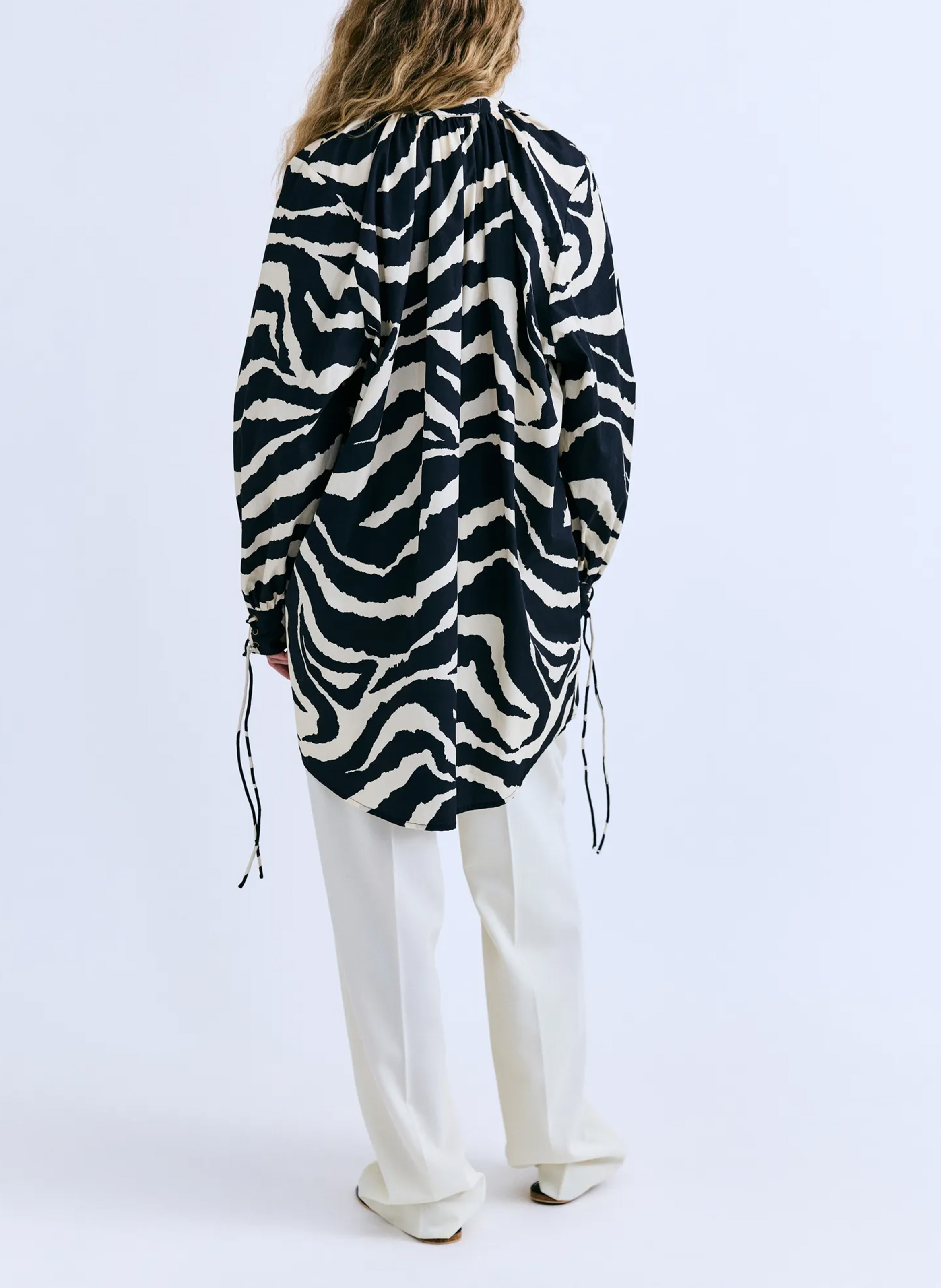 Robe courte à imprimé zèbre LOVE STORIES Noir