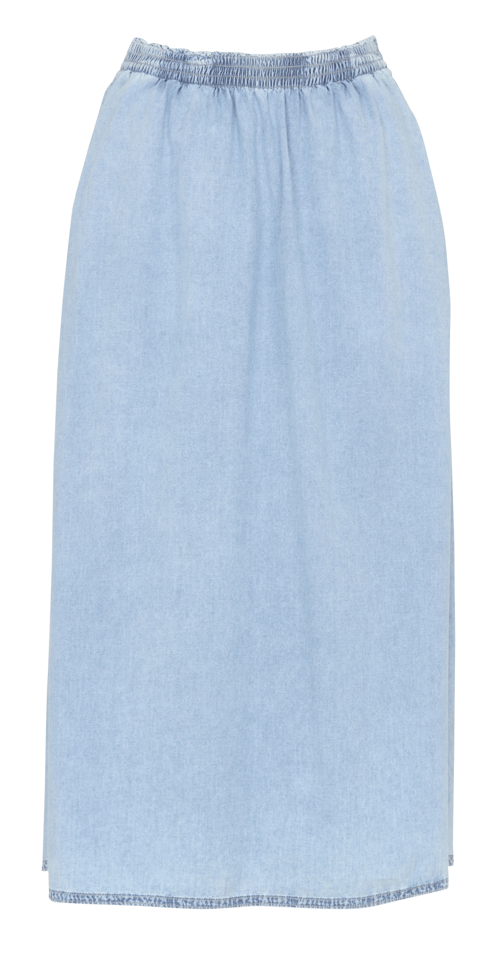 Flared long skirt in lightweight denim AMERICAN VINTAGE Blue