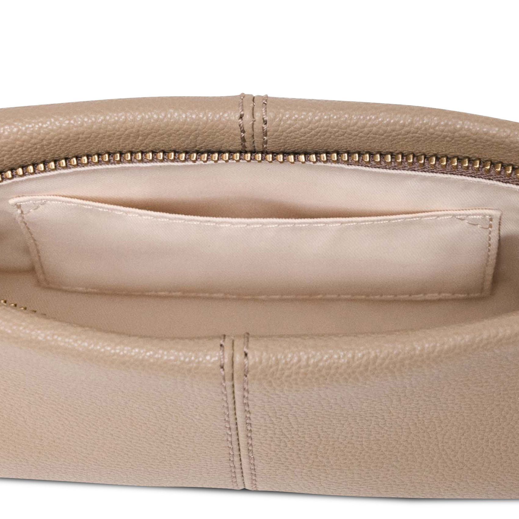 Sac poté éépaule en cuir MAJE Marron