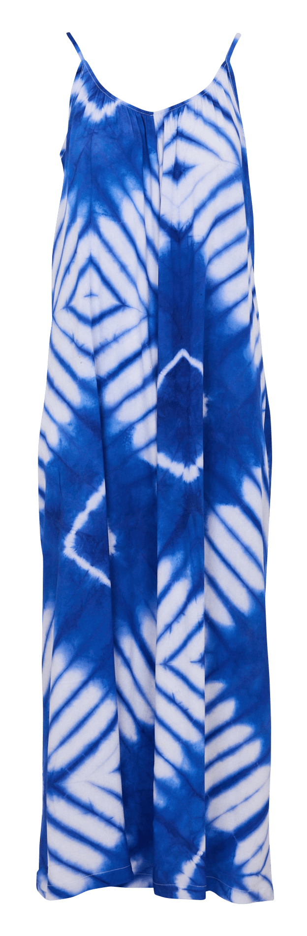 Long printed dress LA FEE MARABOUTEE Blue