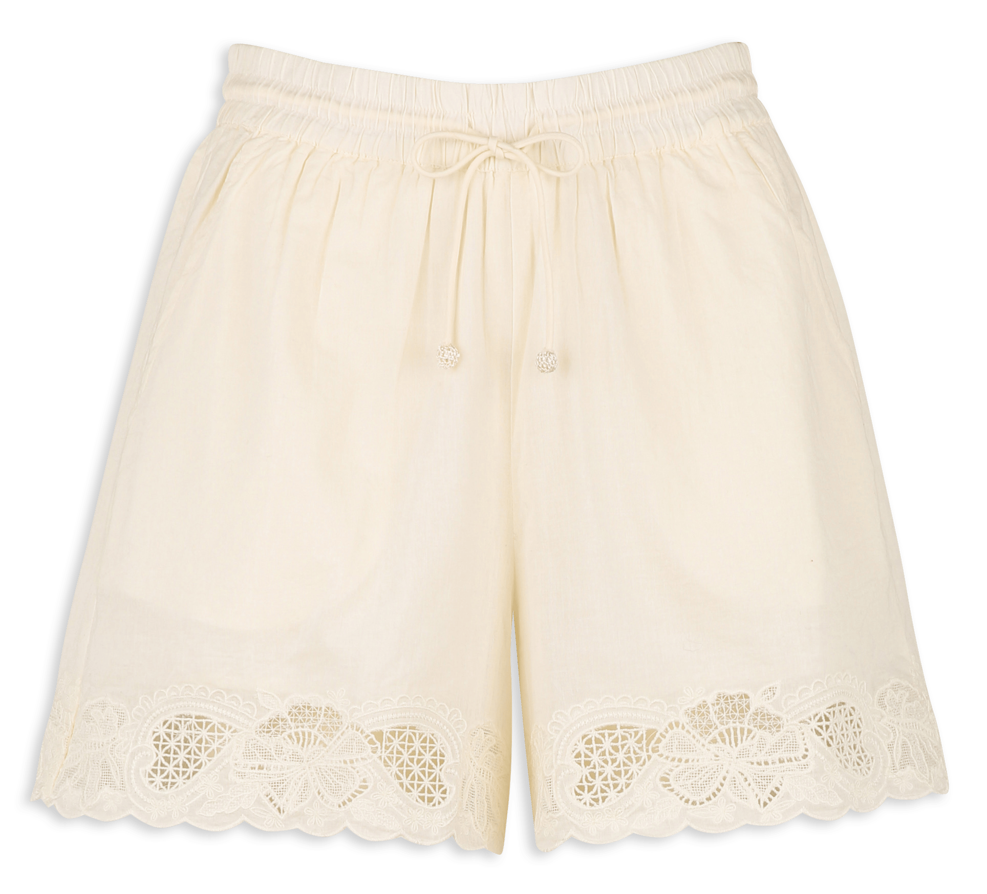 Weite Baumwollshorts SUD EXPRESS Beige