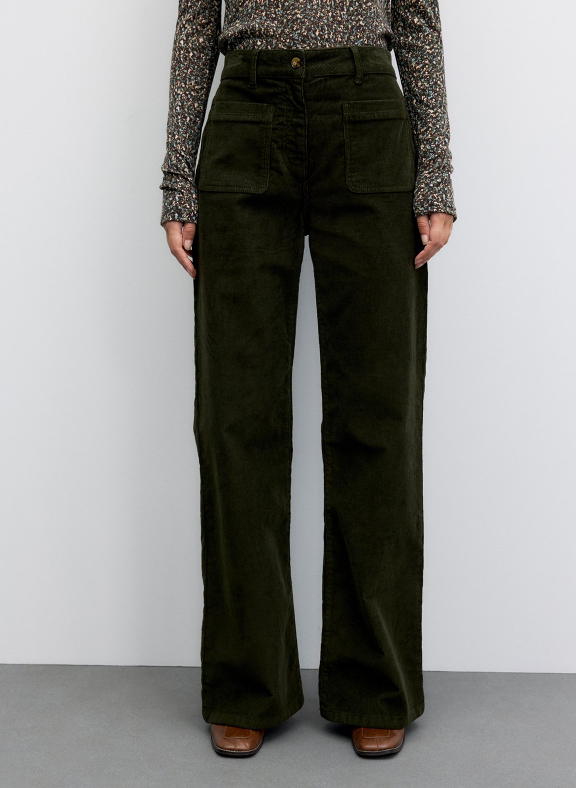 Ausgestellte Hose aus Baumwoll-Mix GERARD DAREL