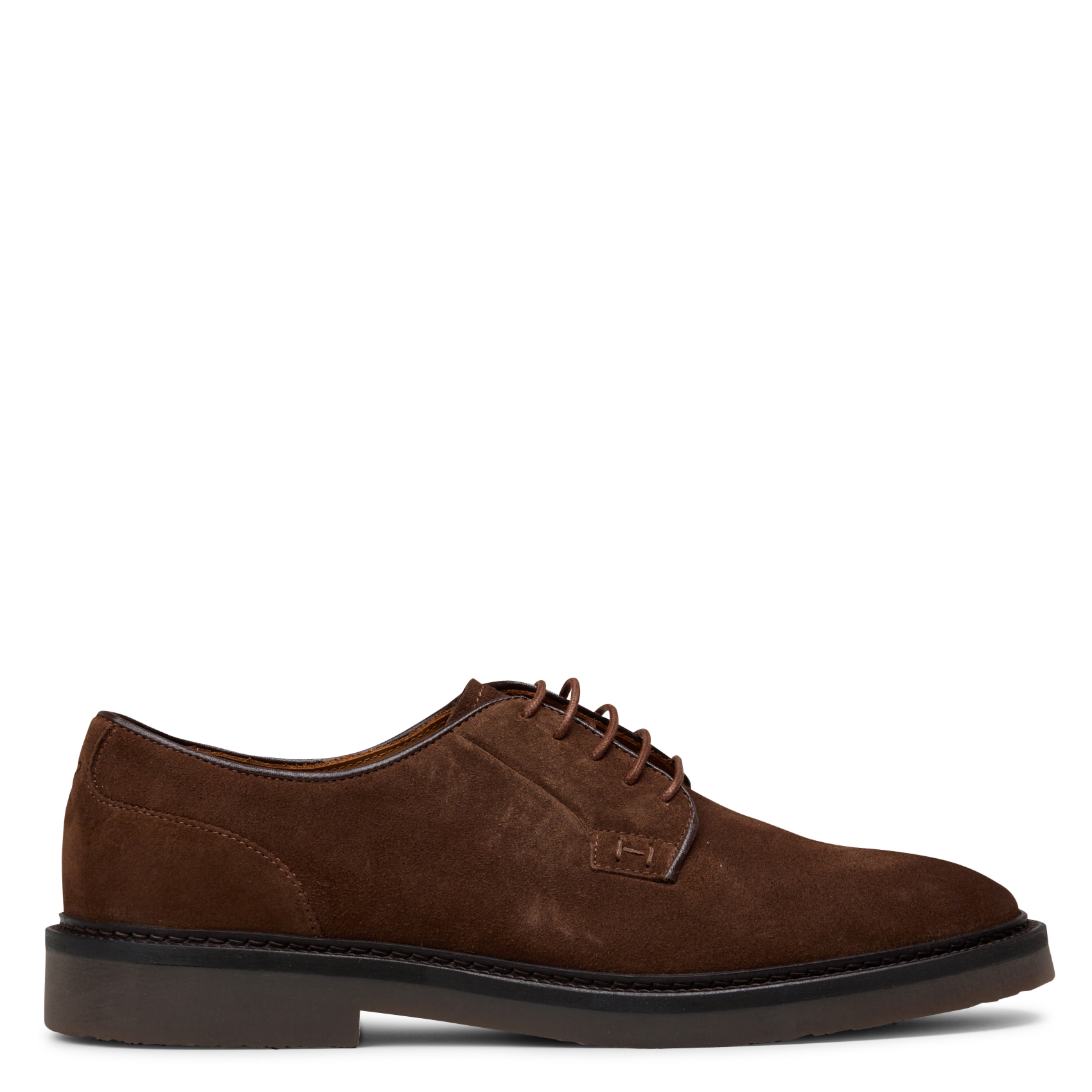 Lederschuhe in Wildlederoptik HACKETT Braun
