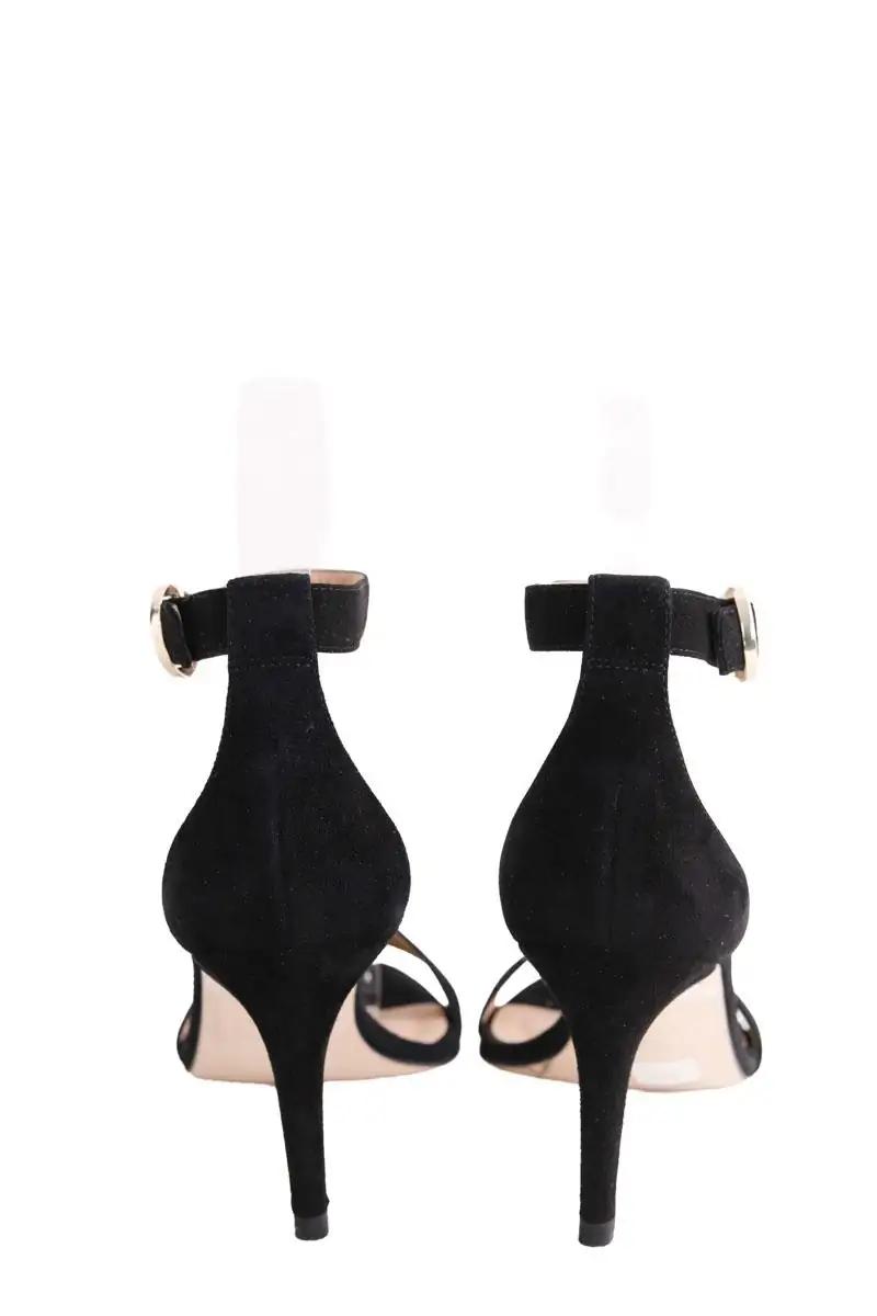 Faux leather sandals LK BENNETT - Seconde Main Black