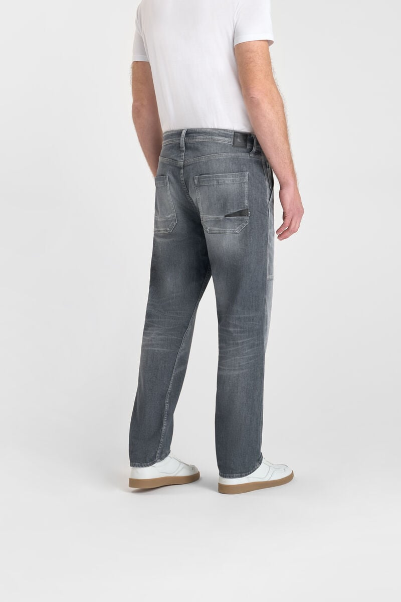 Loose-Fit Buttoned Jeans LE TEMPS DES CERISES Grey