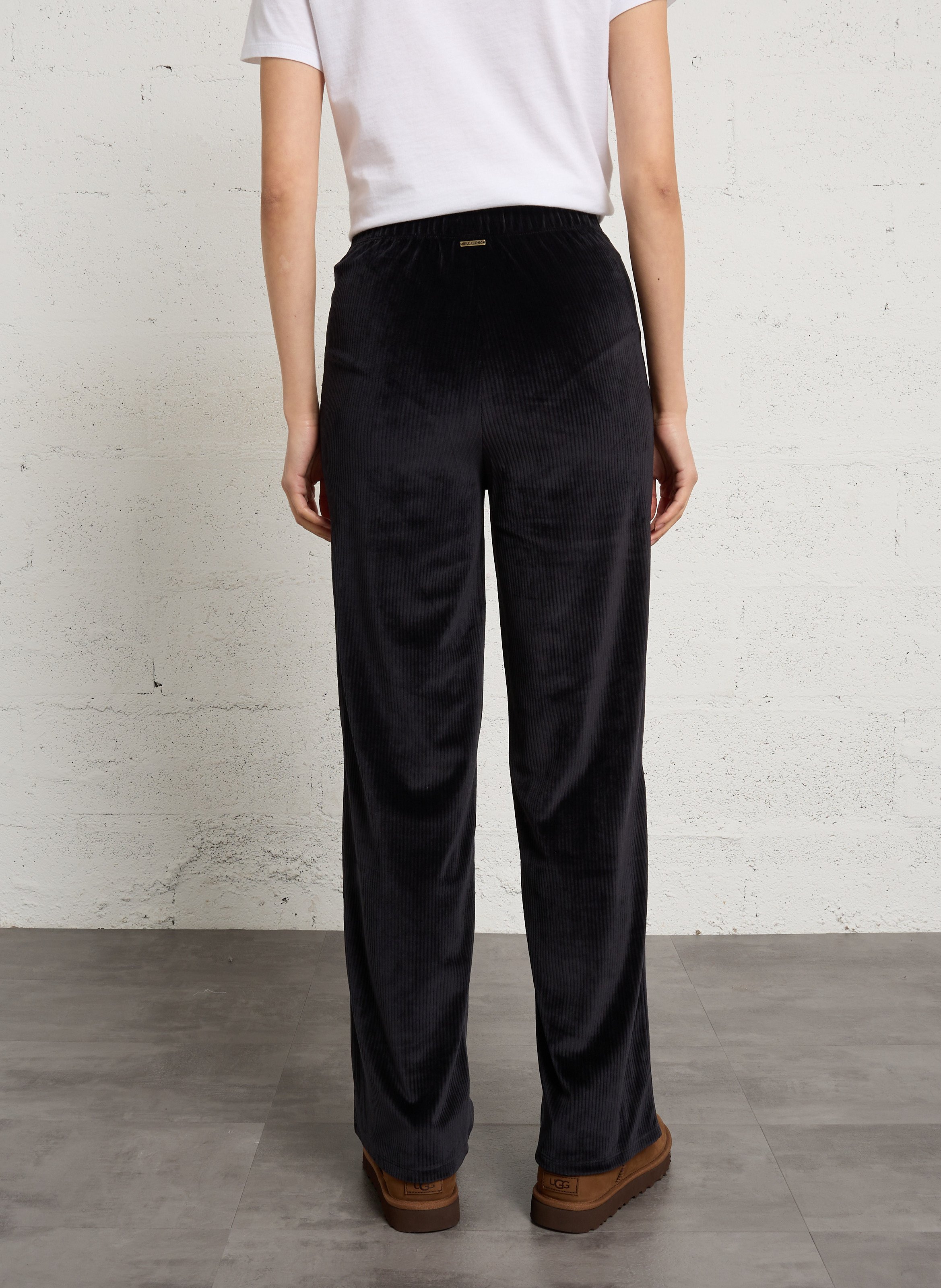 Pantalon droit velours côtelé BILLABONG Noir