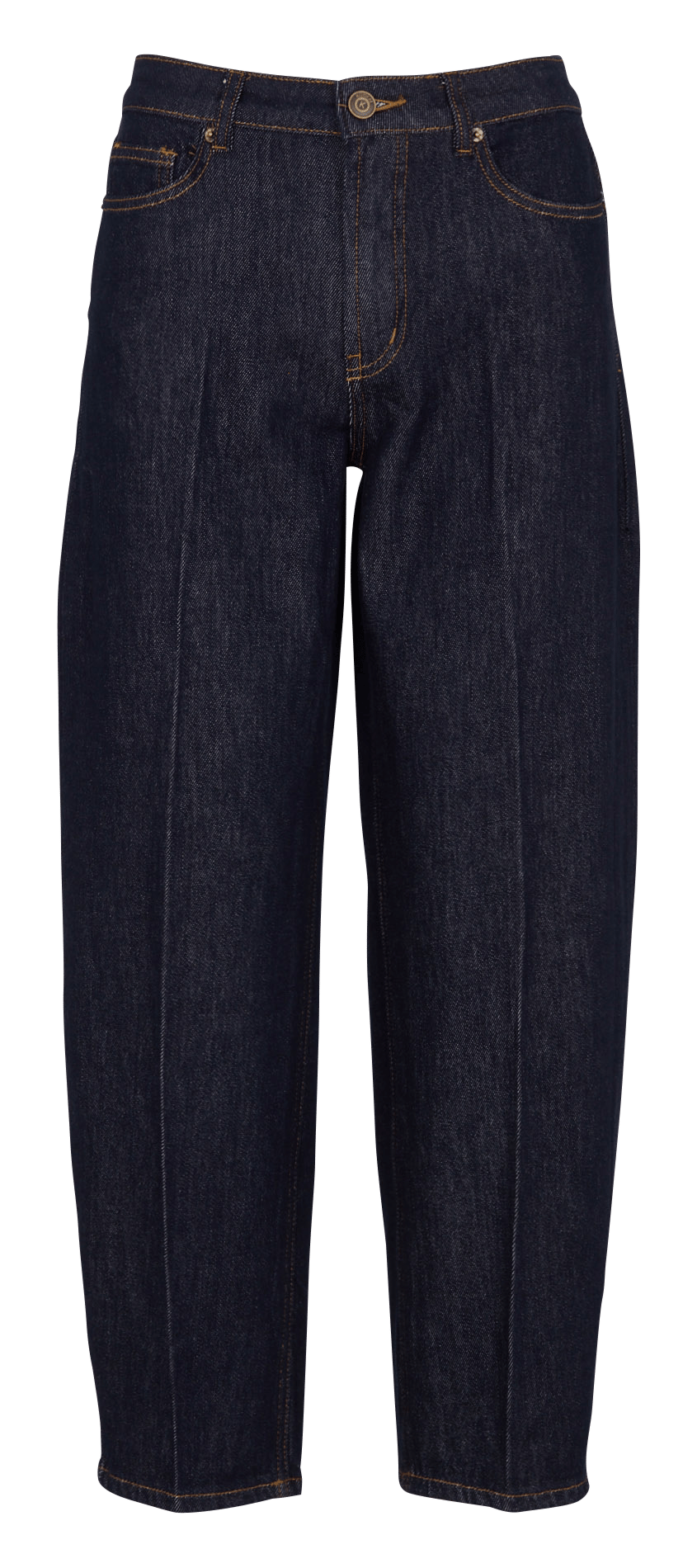 Mixed cotton barrel jeans KOOKAI Blue