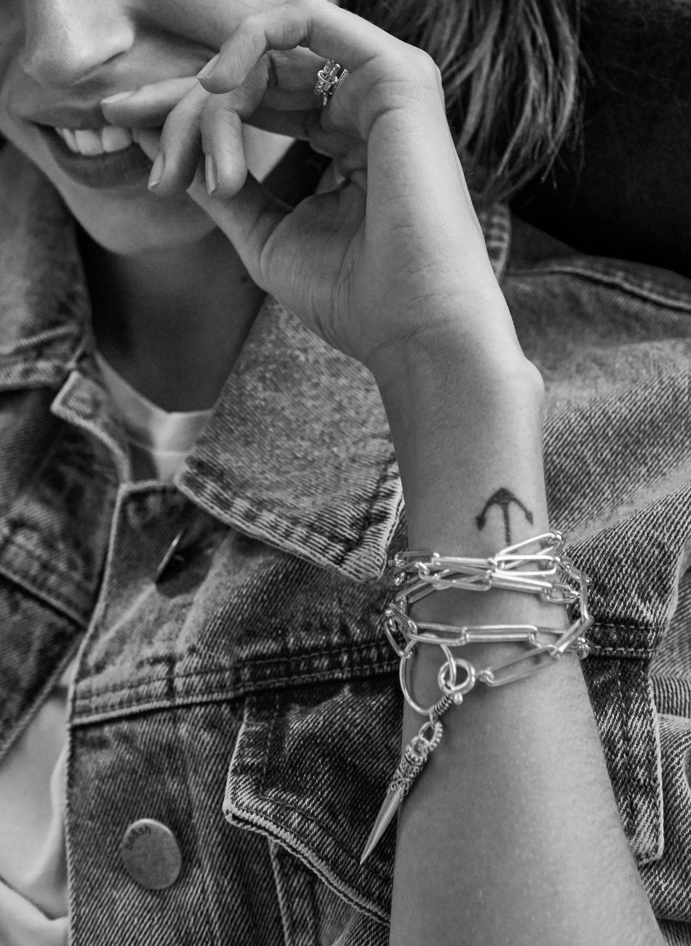 Collier en argent massif BA&SH Argent