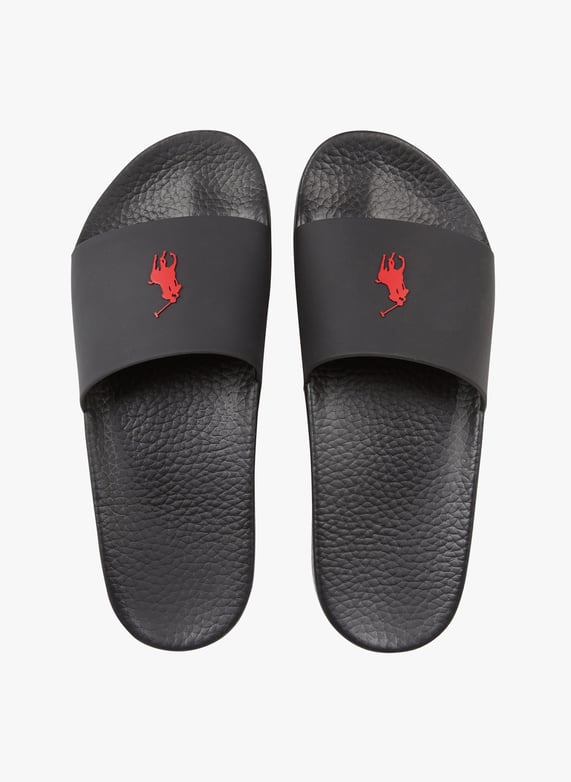 Mens polo ralph lauren slides clearance
