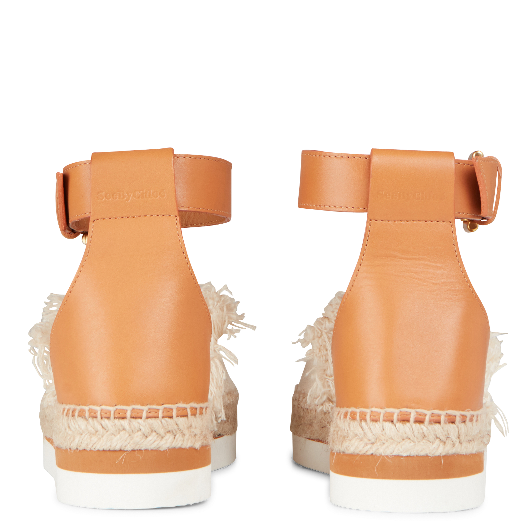 Canvas and leather espadrilles SEE BY CHLOE Beige