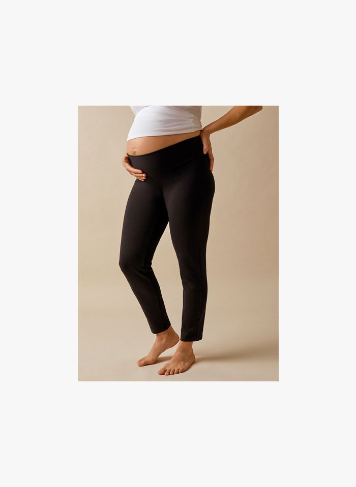 Black Thick maternity leggings
