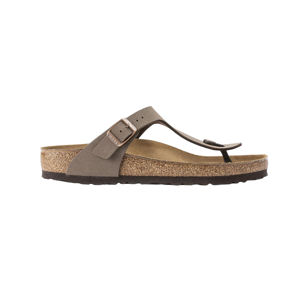 Faux leather sandals BIRKENSTOCK Brown