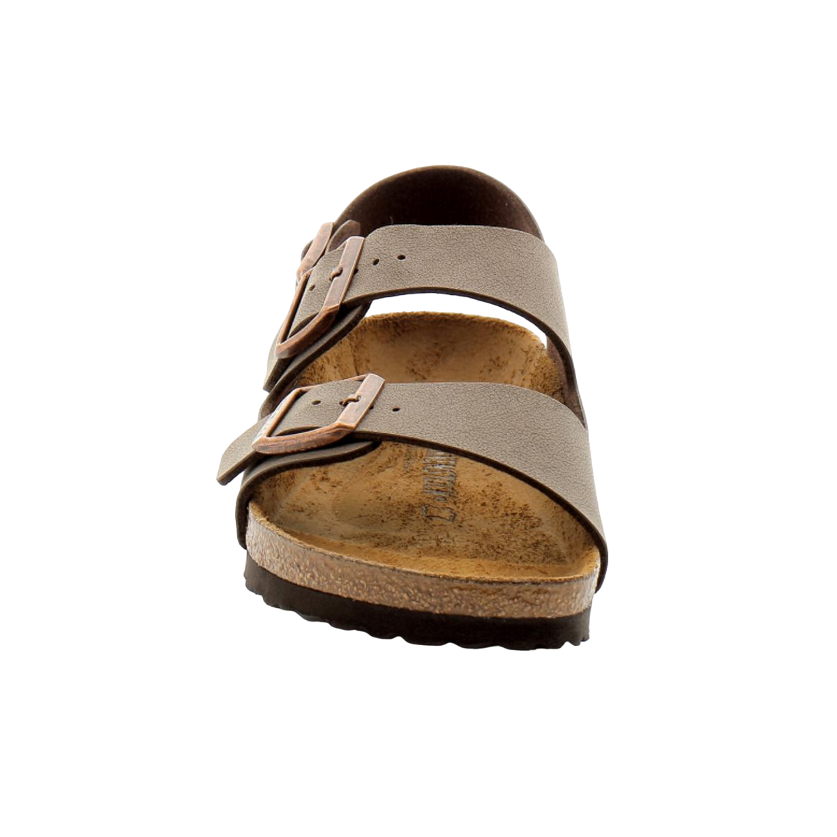 Faux leather sandals BIRKENSTOCK Brown