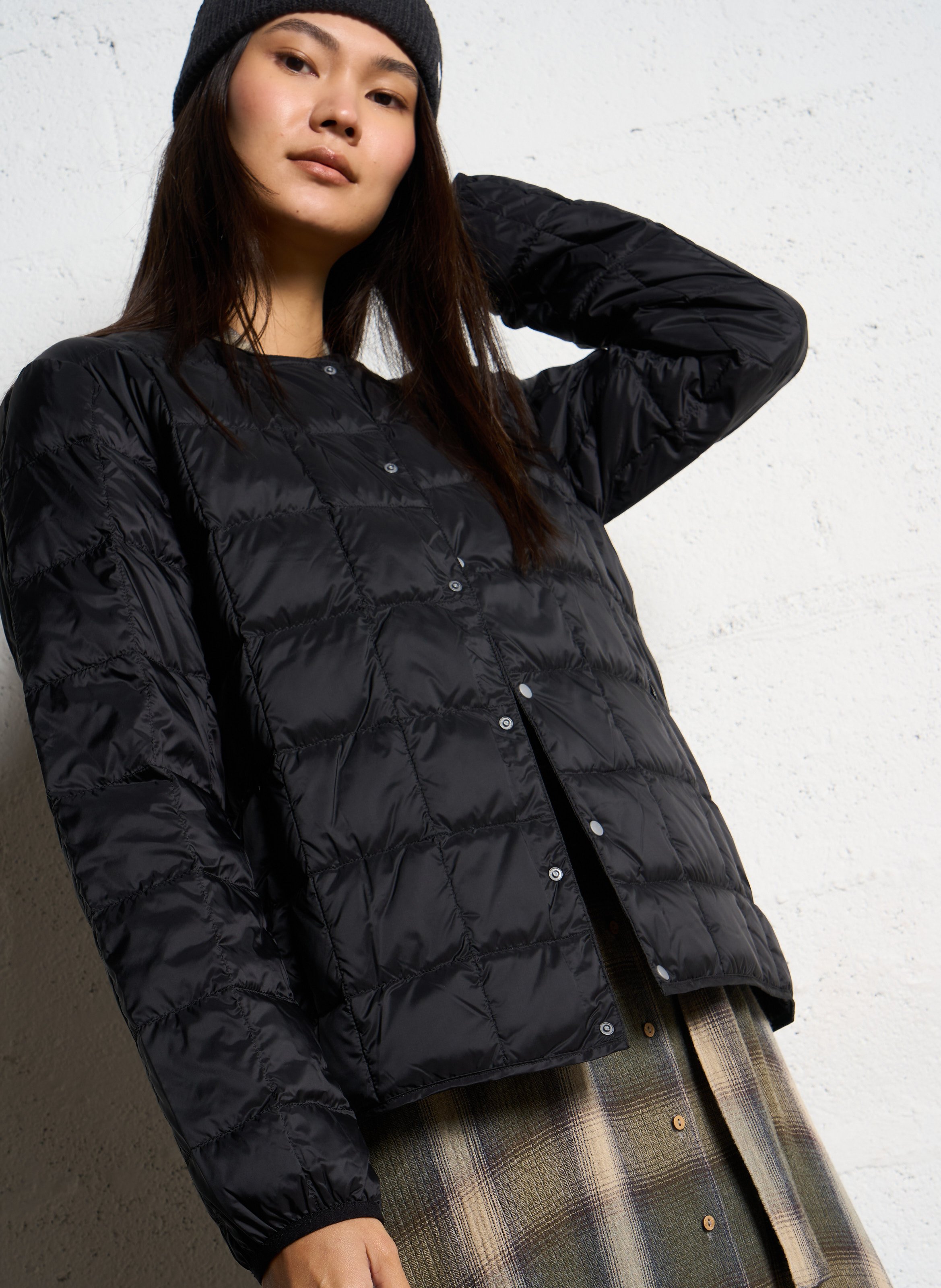 Veste col rond matelassée TAION