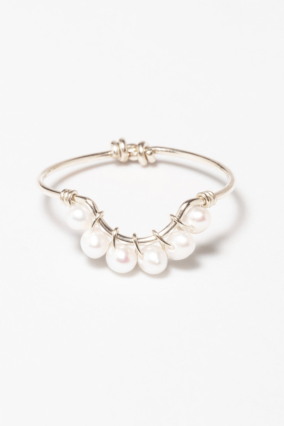 Frida silver pearl ring YAY White