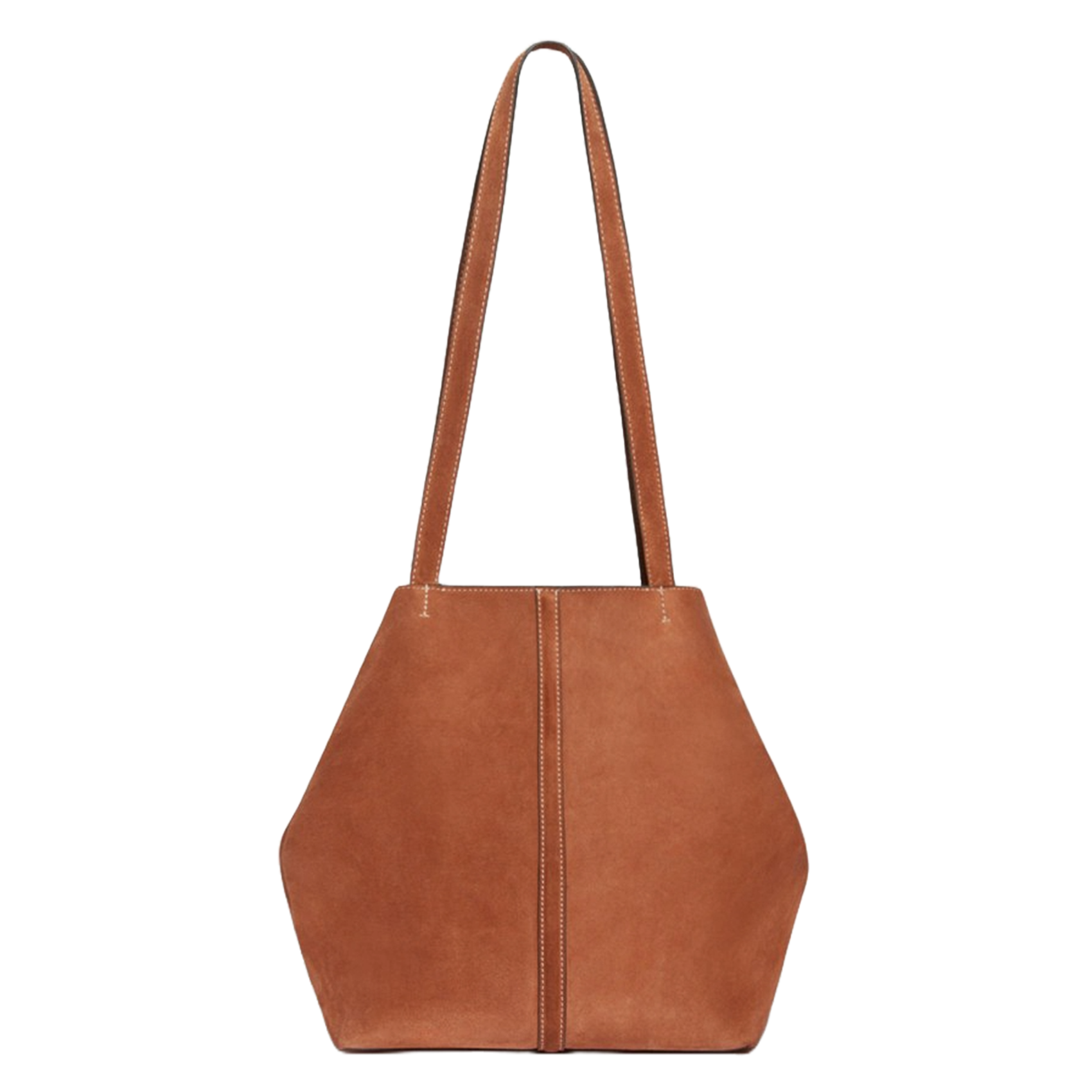 Suède shopper VANESSA BRUNO Bruin