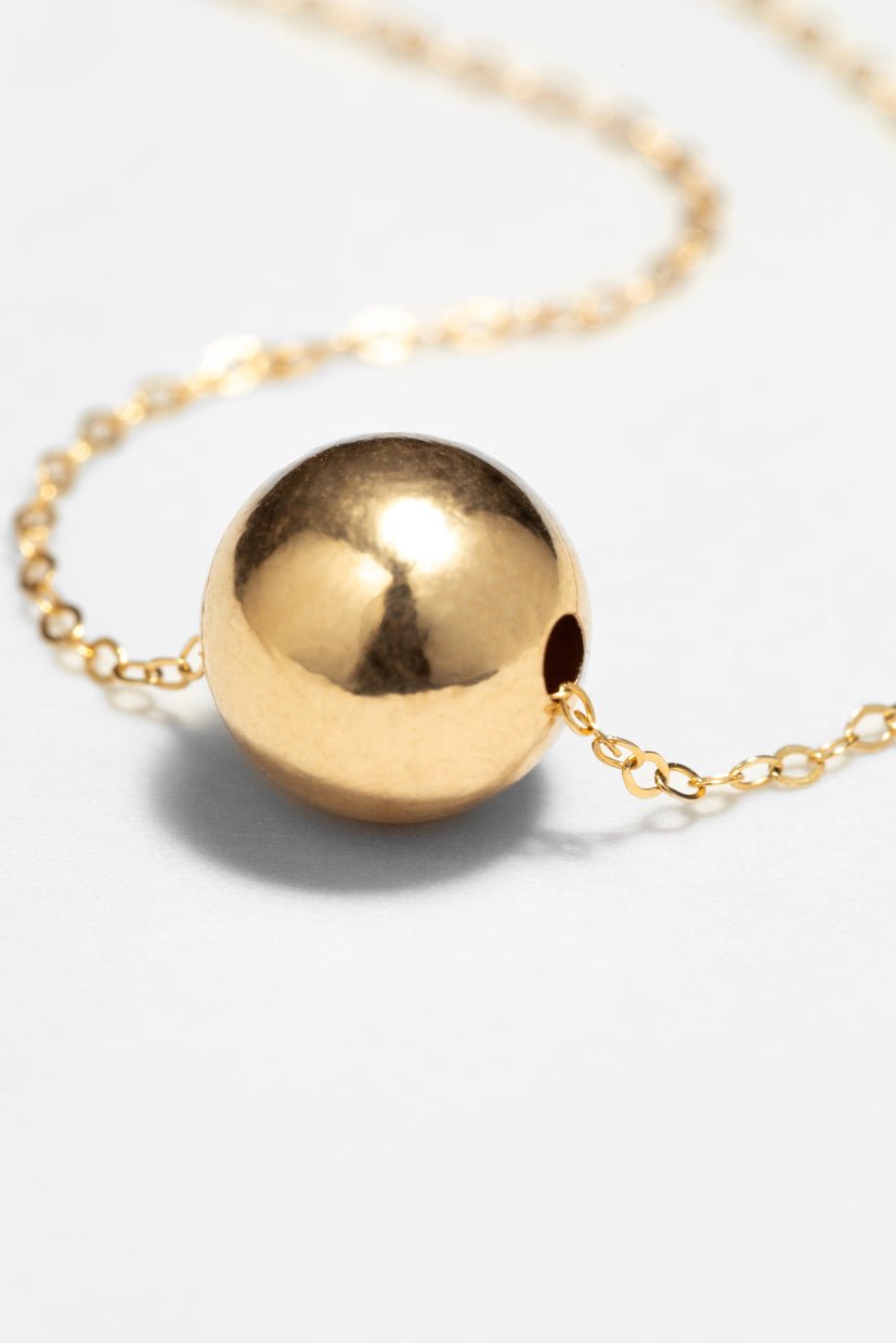 Long necklace - gold YAY Golden