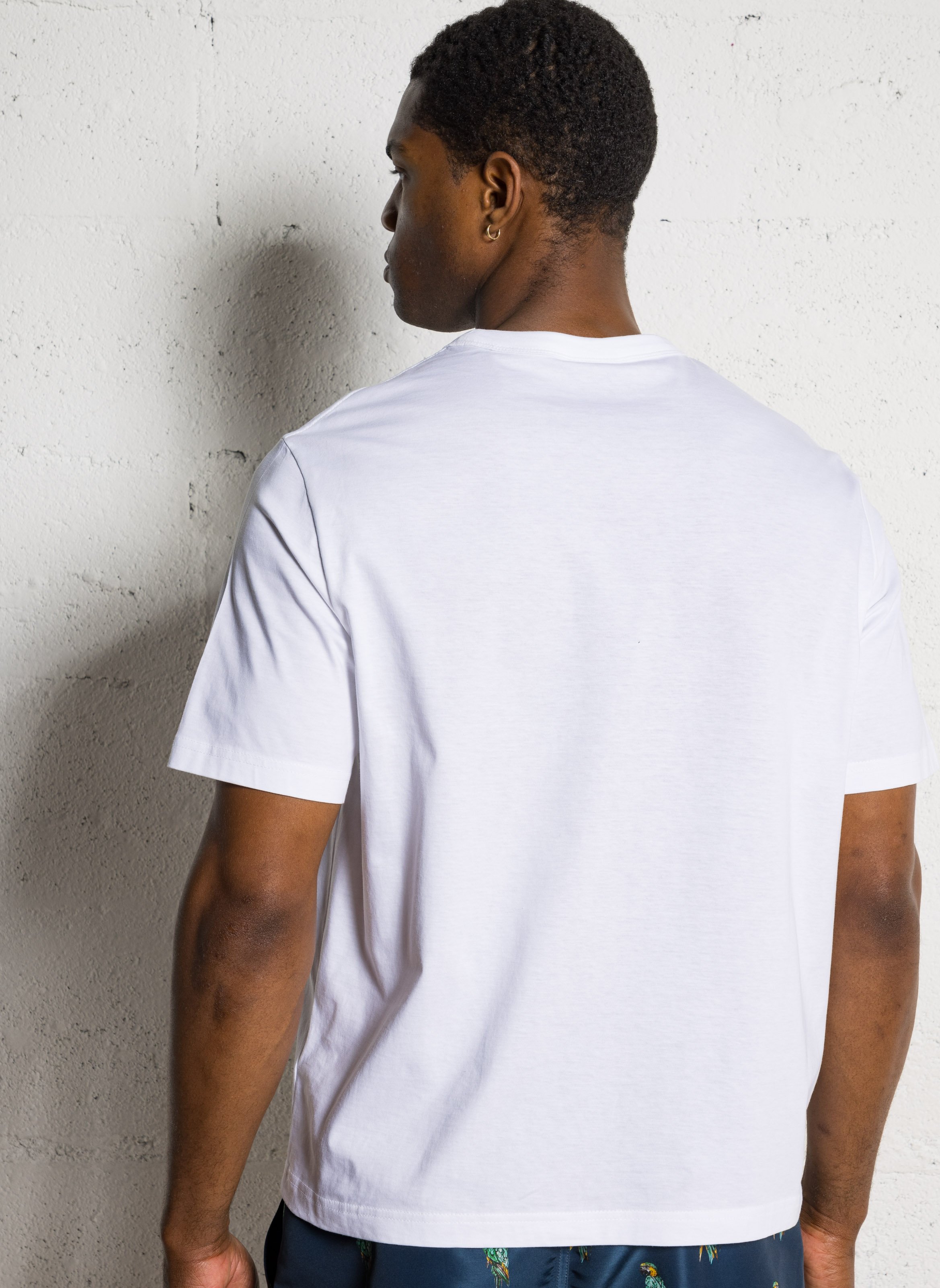 Paul Smith| (M2R 220X PP5122 01) Printed organic cotton t-shirt White Paul Smith - Men M2R