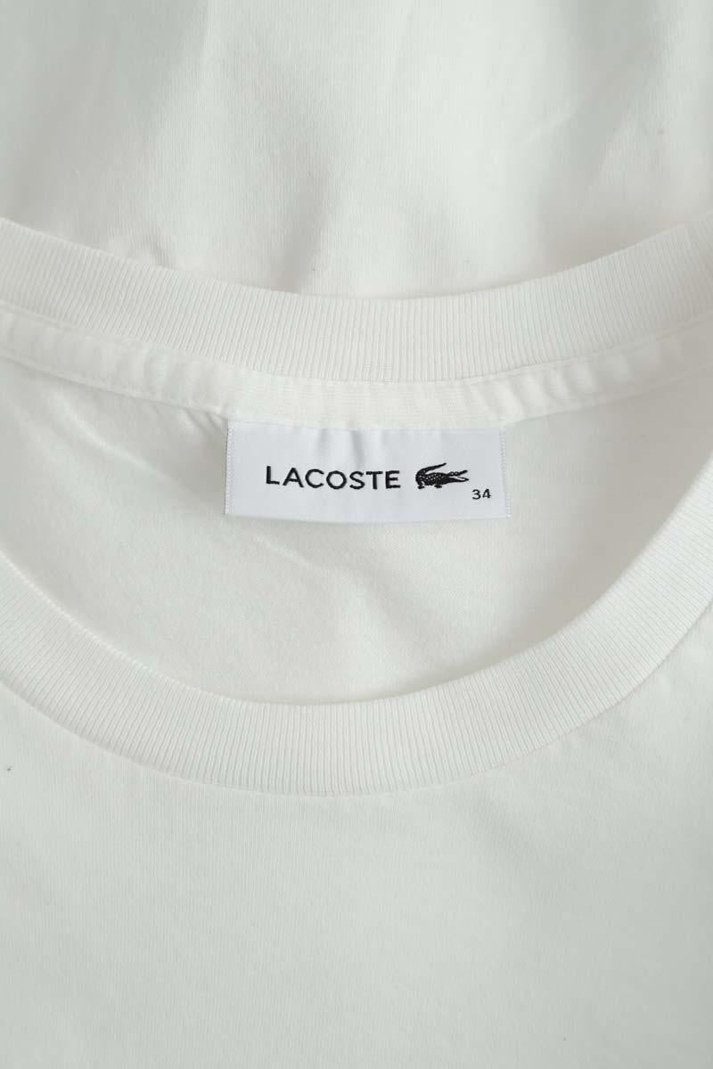 Cotton T-shirt LACOSTE - SECONDE MAIN White
