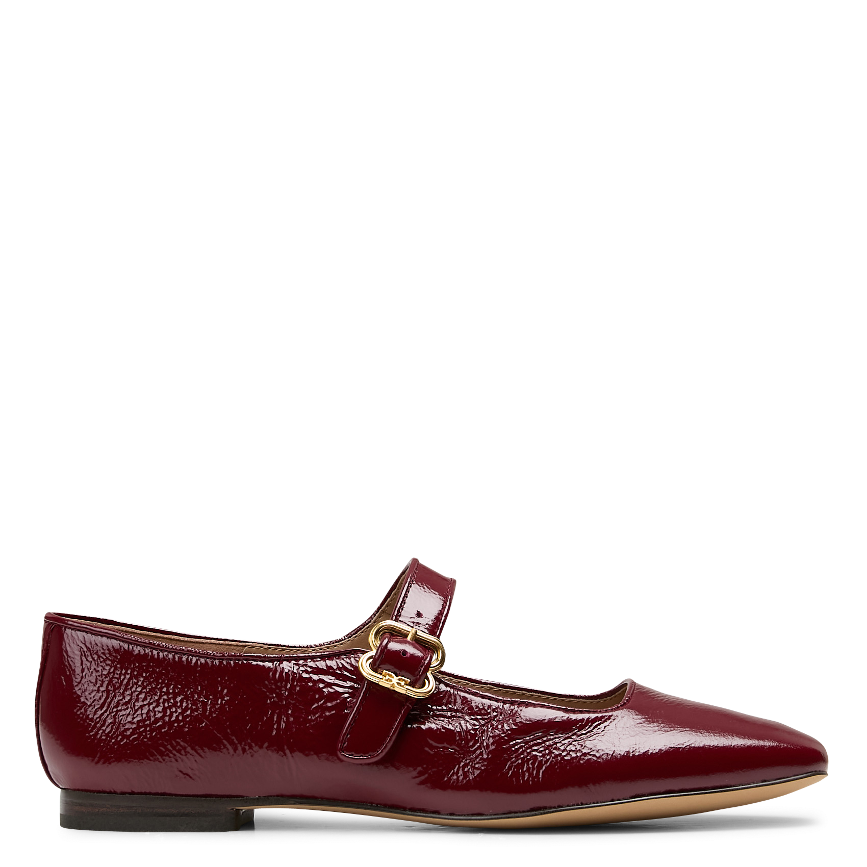 Riemchenschuhe aus Lackleder SAM EDELMAN Rot