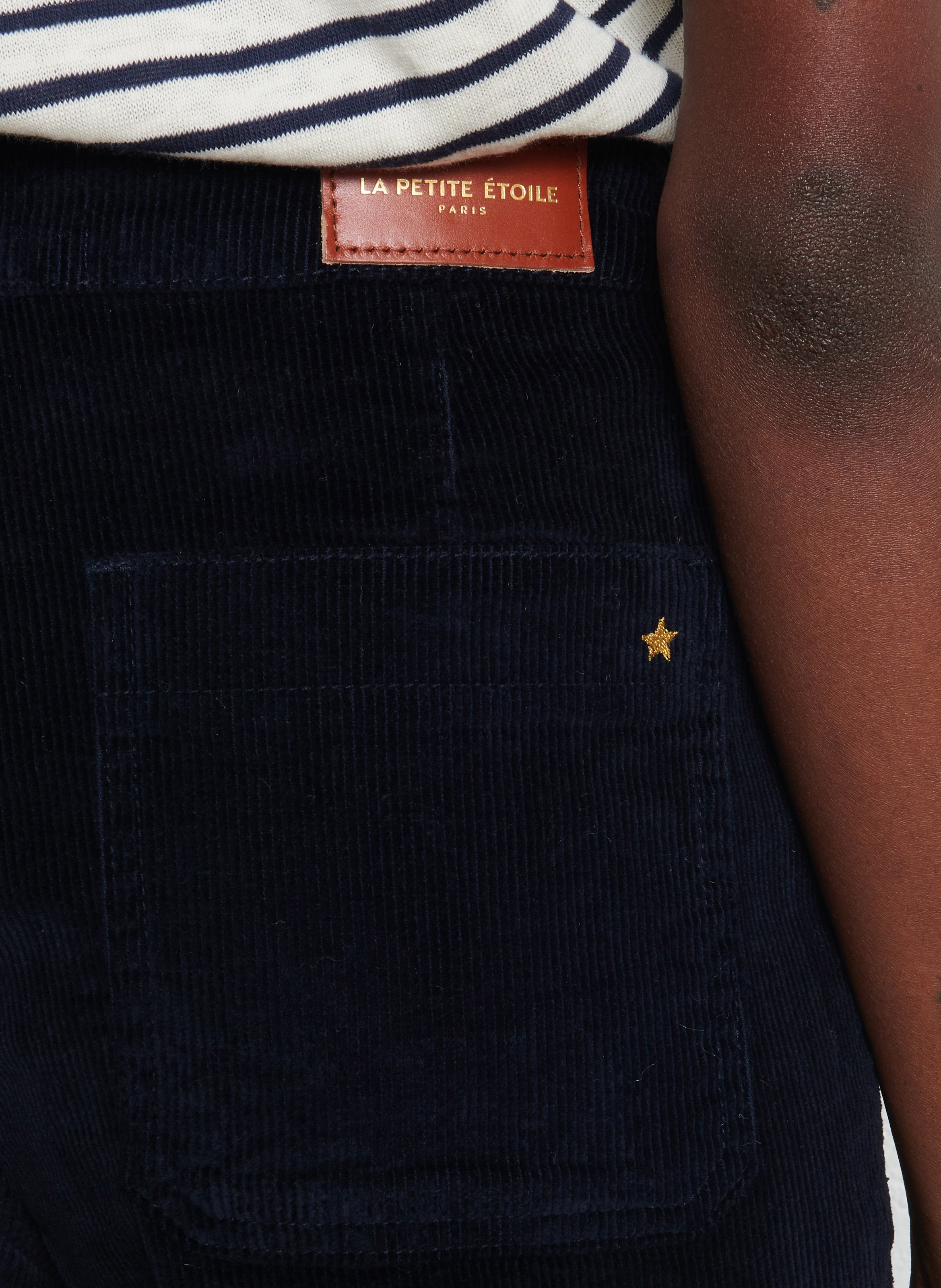 Ausgestellte High Waist Jeans LA PETITE ETOILE Blau