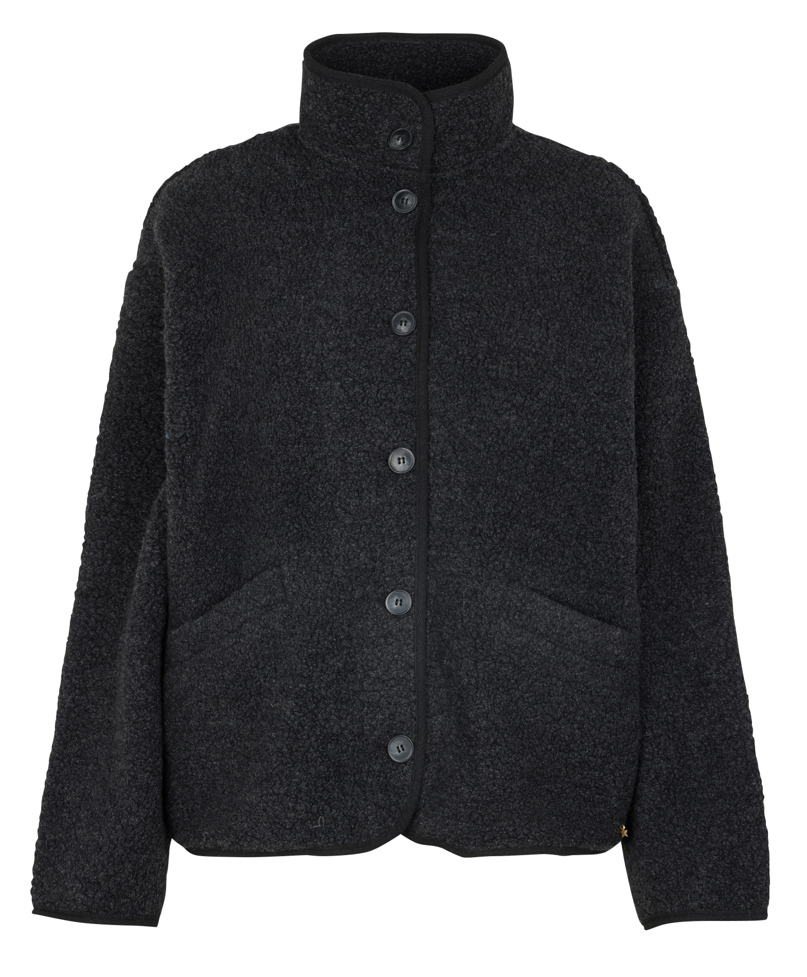 Oversized wool-blend jacket  DES PETITS HAUTS Grey